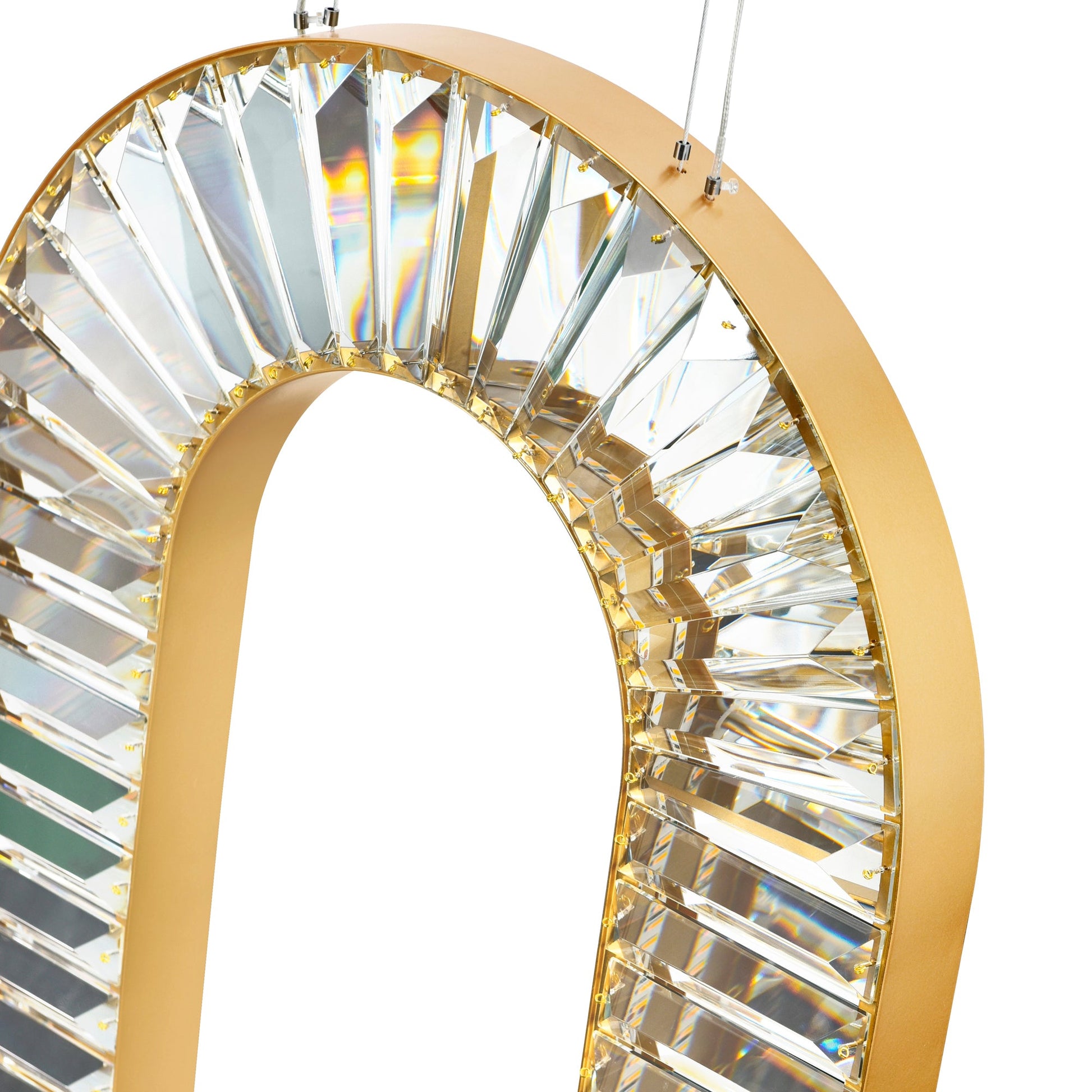 Bjoux LED Chandelier With Sun Gold Finish - CWI Lighting