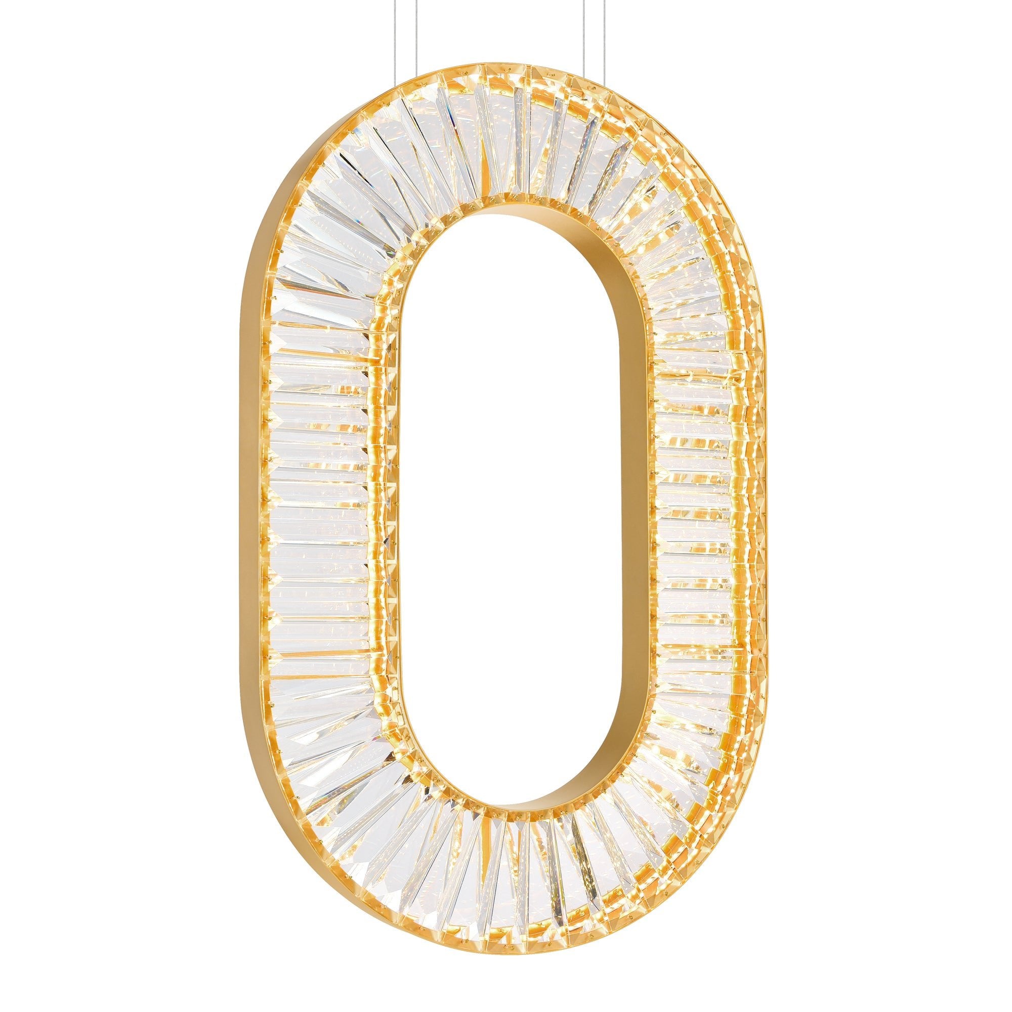 Bjoux LED Chandelier With Sun Gold Finish - CWI Lighting