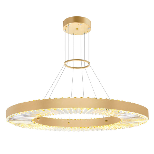 Bjoux LED Chandelier With Sun Gold Finish - CWI Lighting
