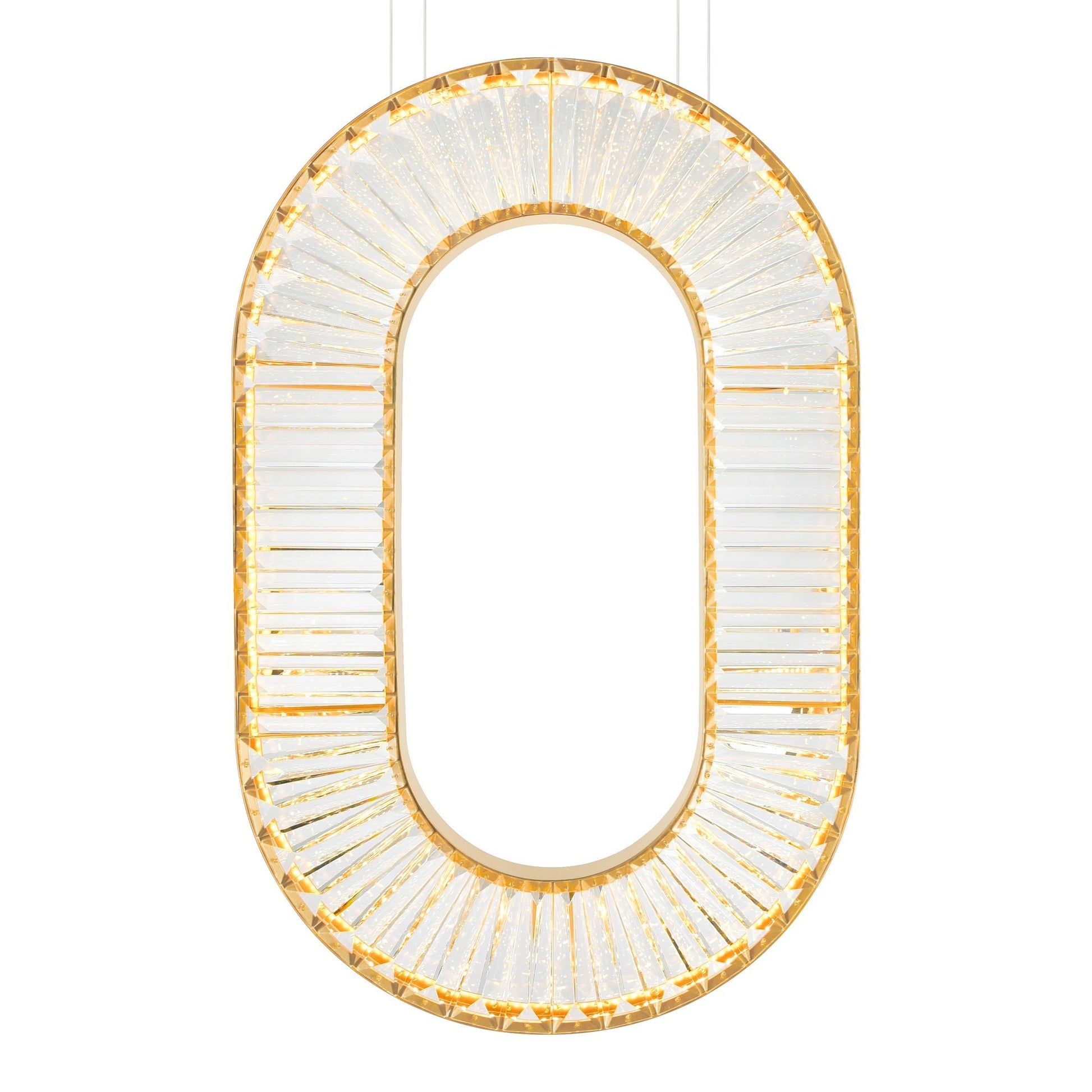 Bjoux LED Chandelier With Sun Gold Finish - CWI Lighting