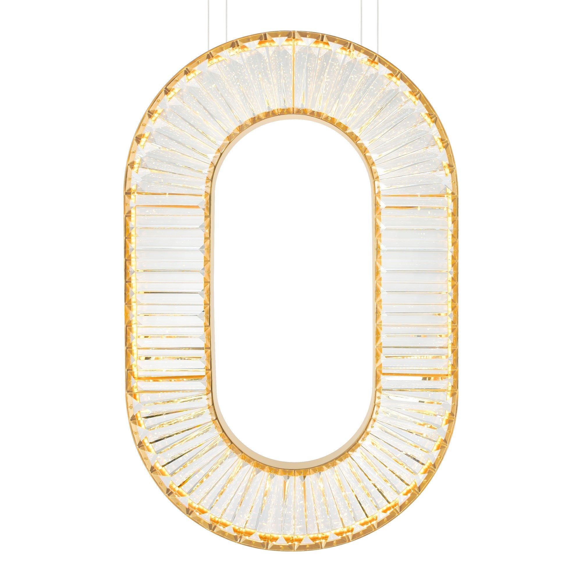 Bjoux LED Chandelier With Sun Gold Finish - CWI Lighting