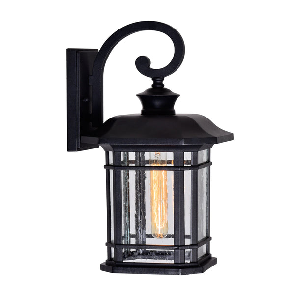Blackburn 1 Light Black Outdoor Wall Lantern - CWI Lighting