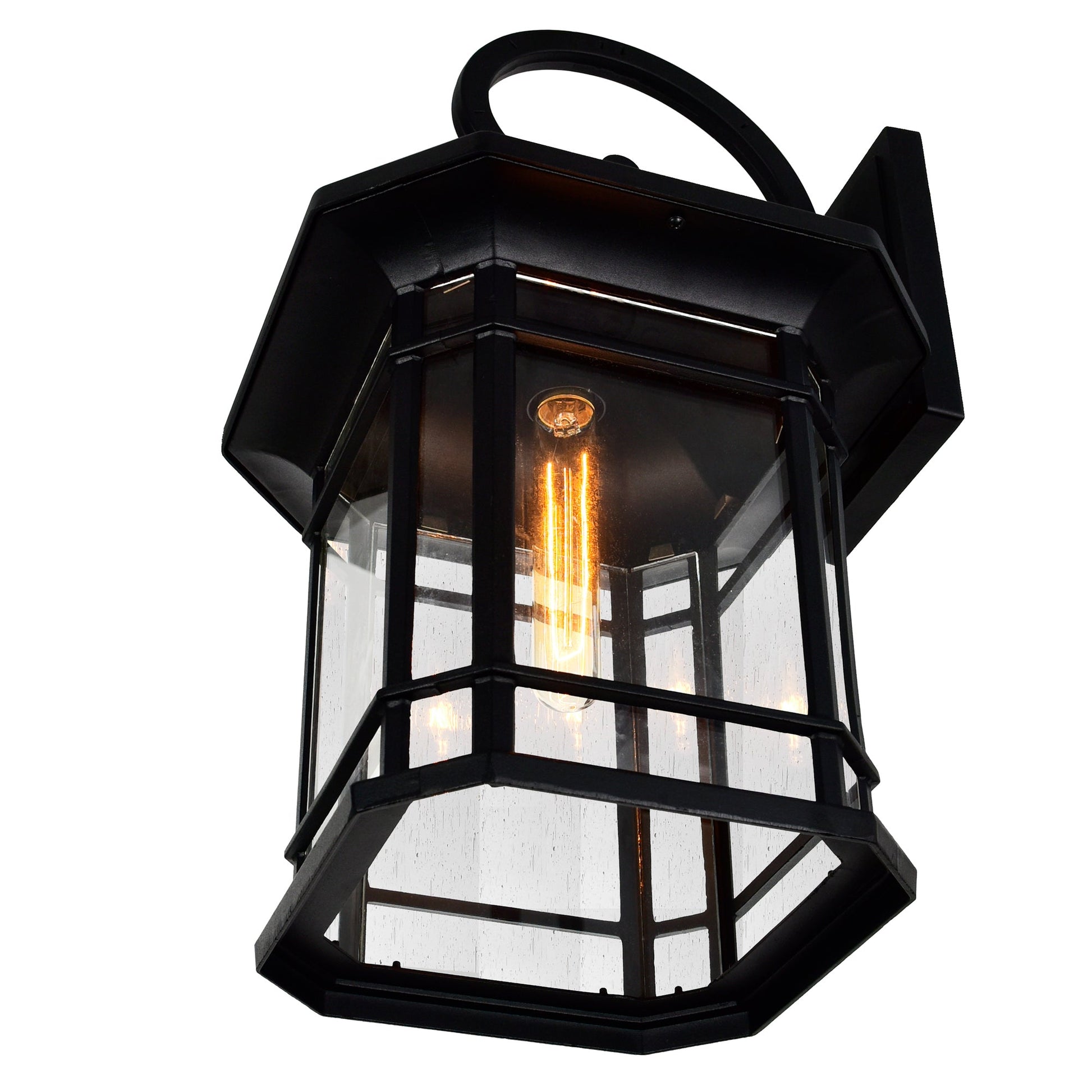 Blackburn 1 Light Black Outdoor Wall Light - CWI Lighting