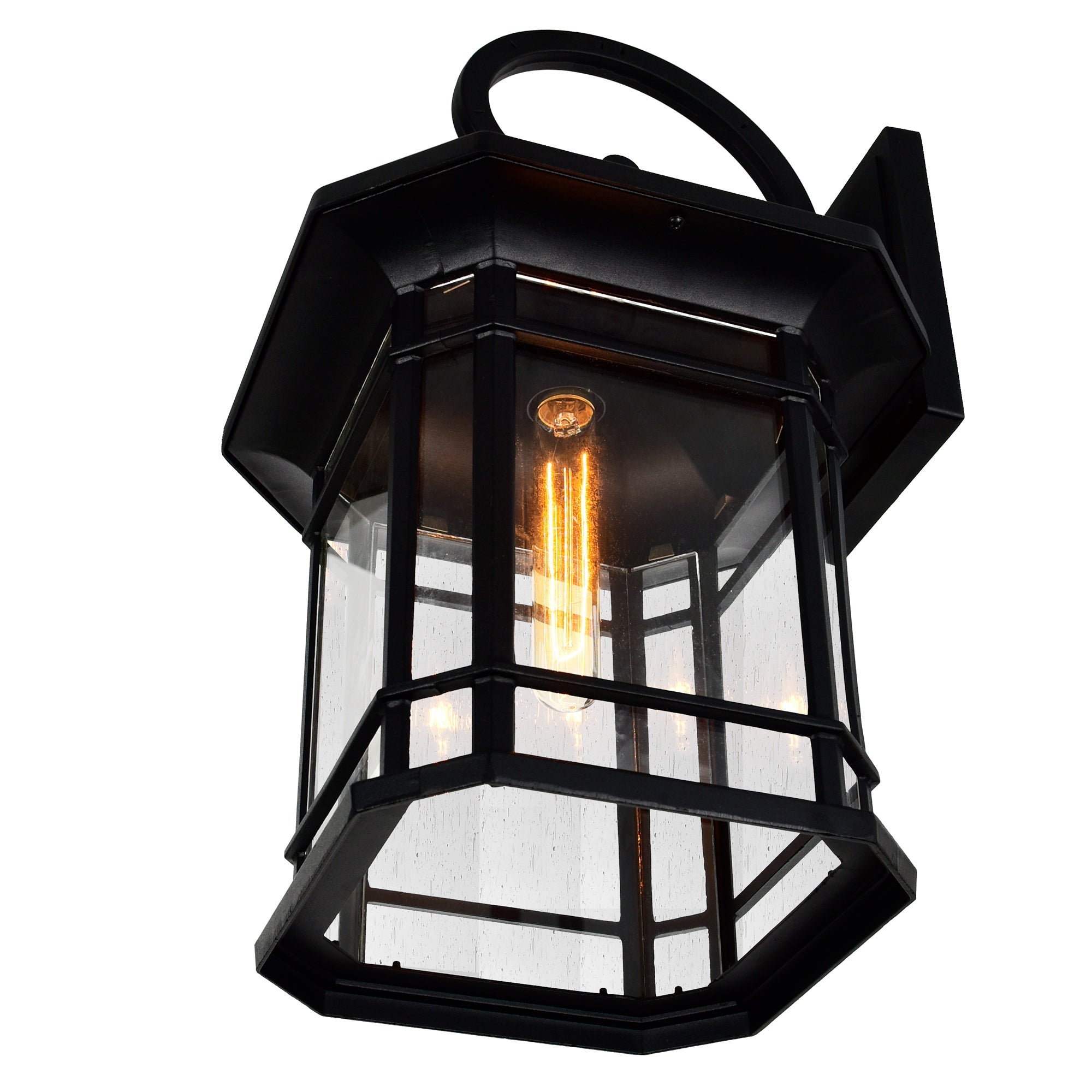 Blackburn 1 Light Black Outdoor Wall Light - CWI Lighting