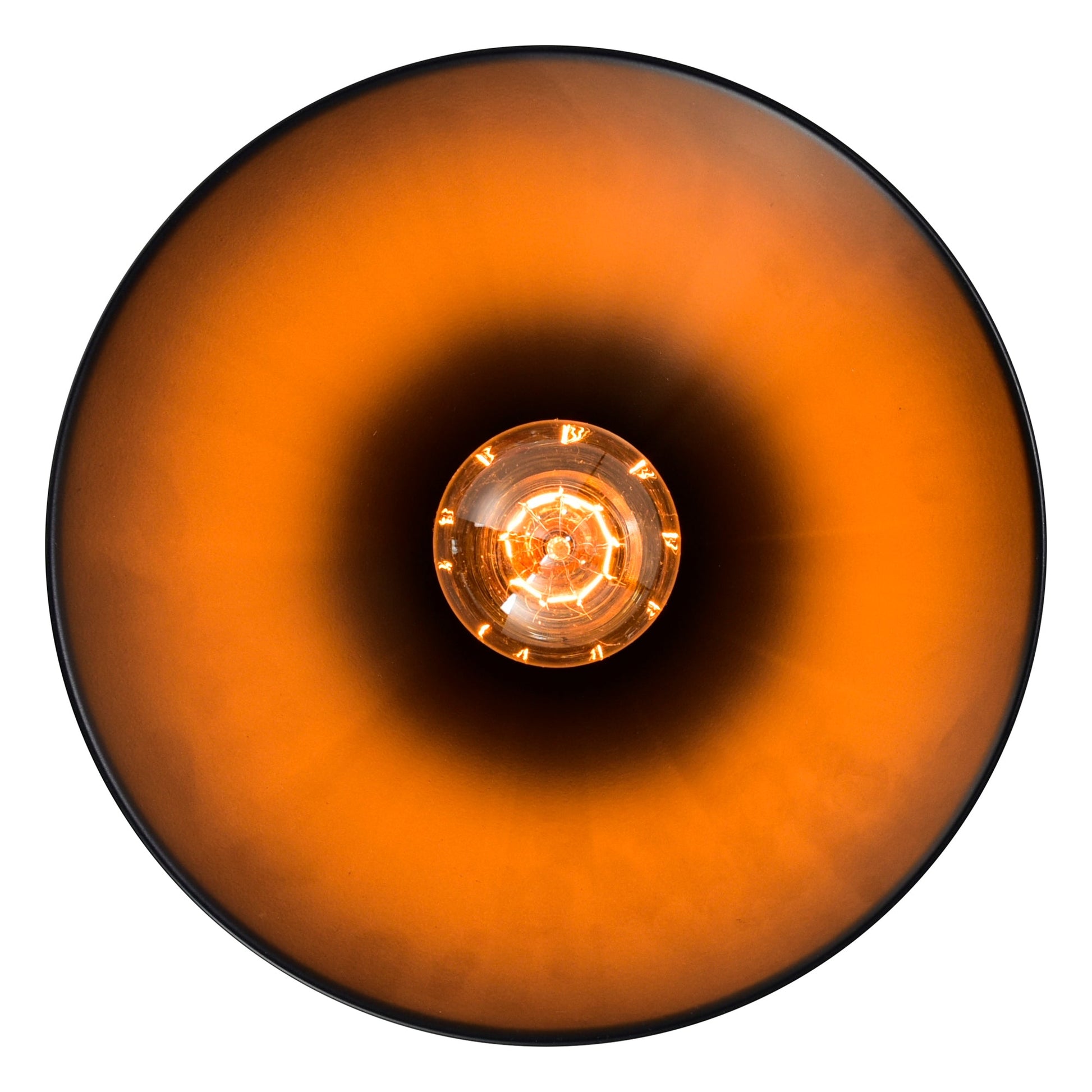 Brave 1 Light 8in Black Down Mini Pendant - CWI Lighting