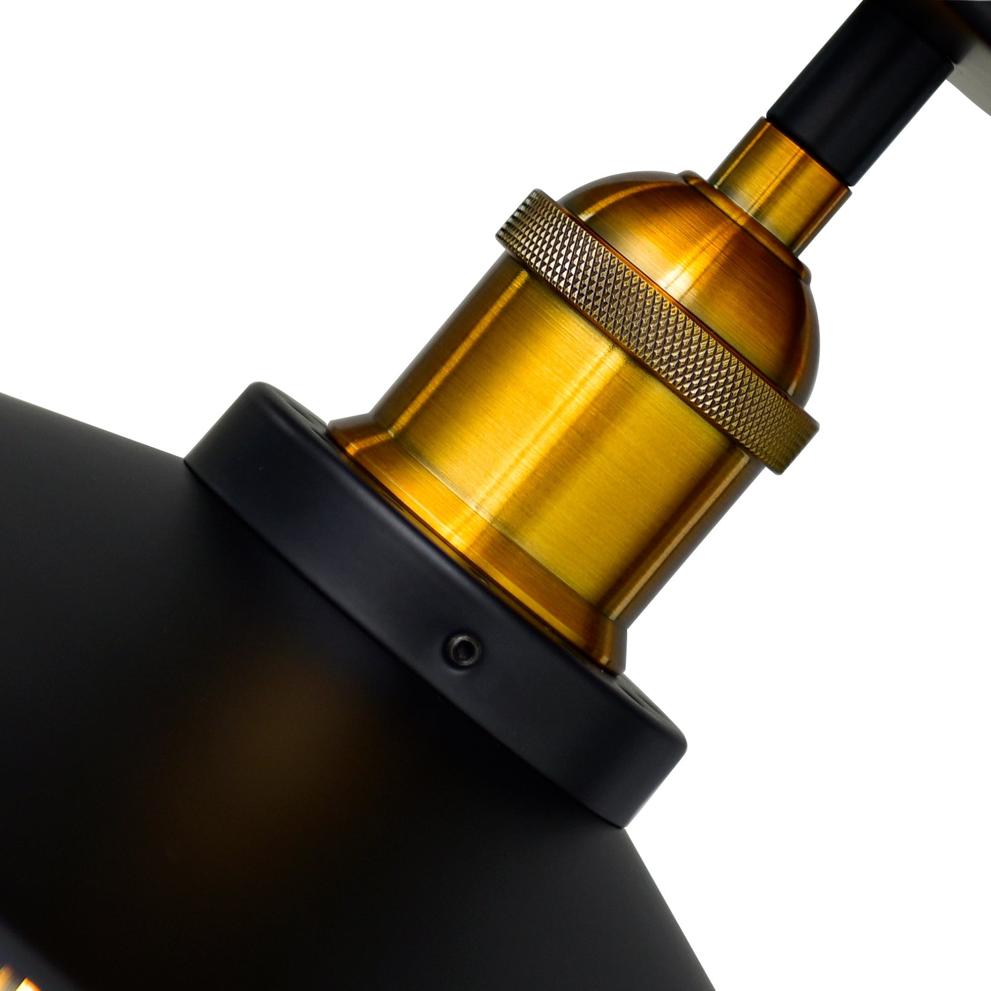 Brave 1 Light Black Flush Mount - CWI Lighting