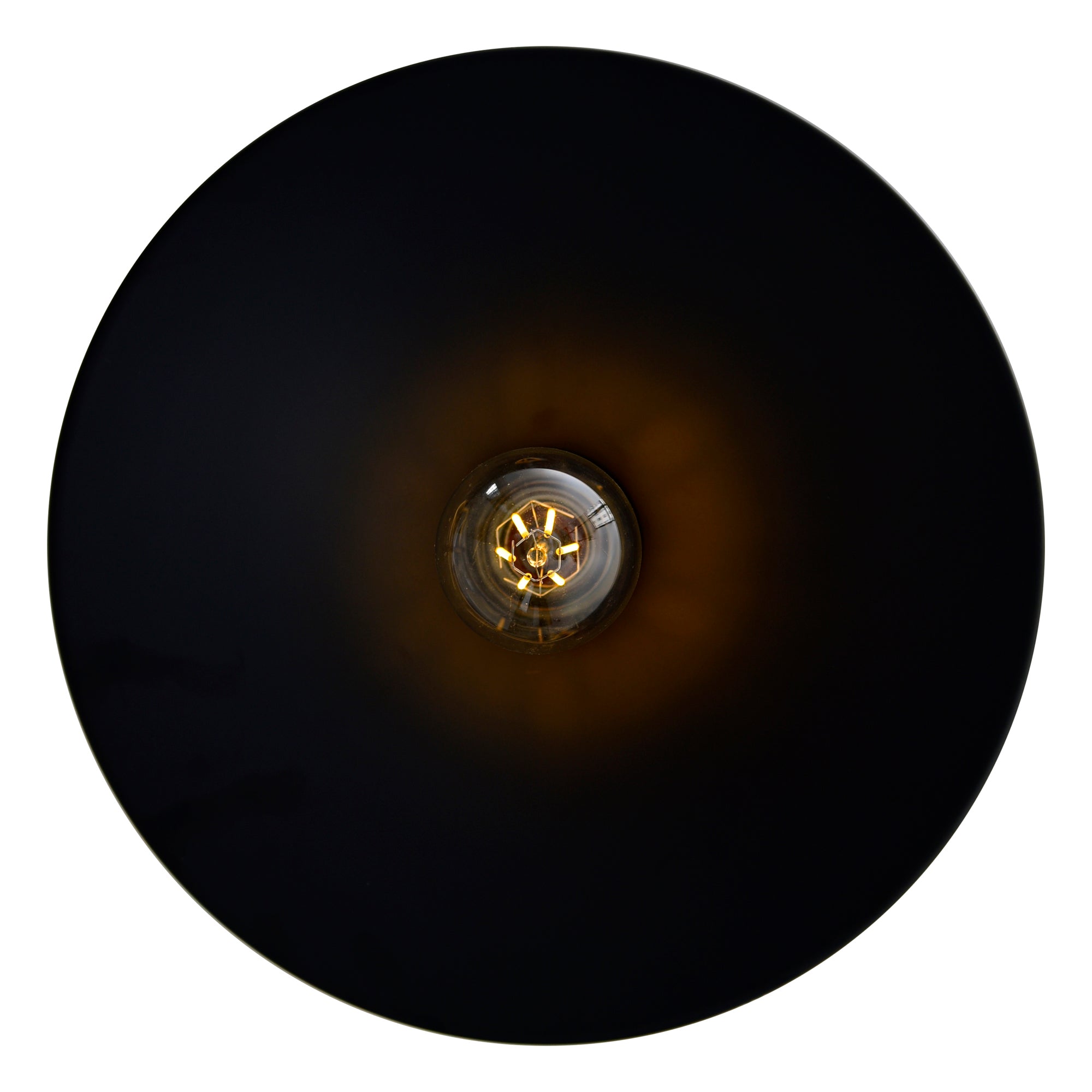 Brave 1 Light Black Flush Mount - CWI Lighting