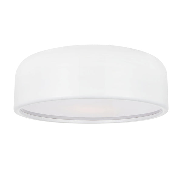 Campton 3 Light 19in Drum Shade Flush Mount - CWI Lighting