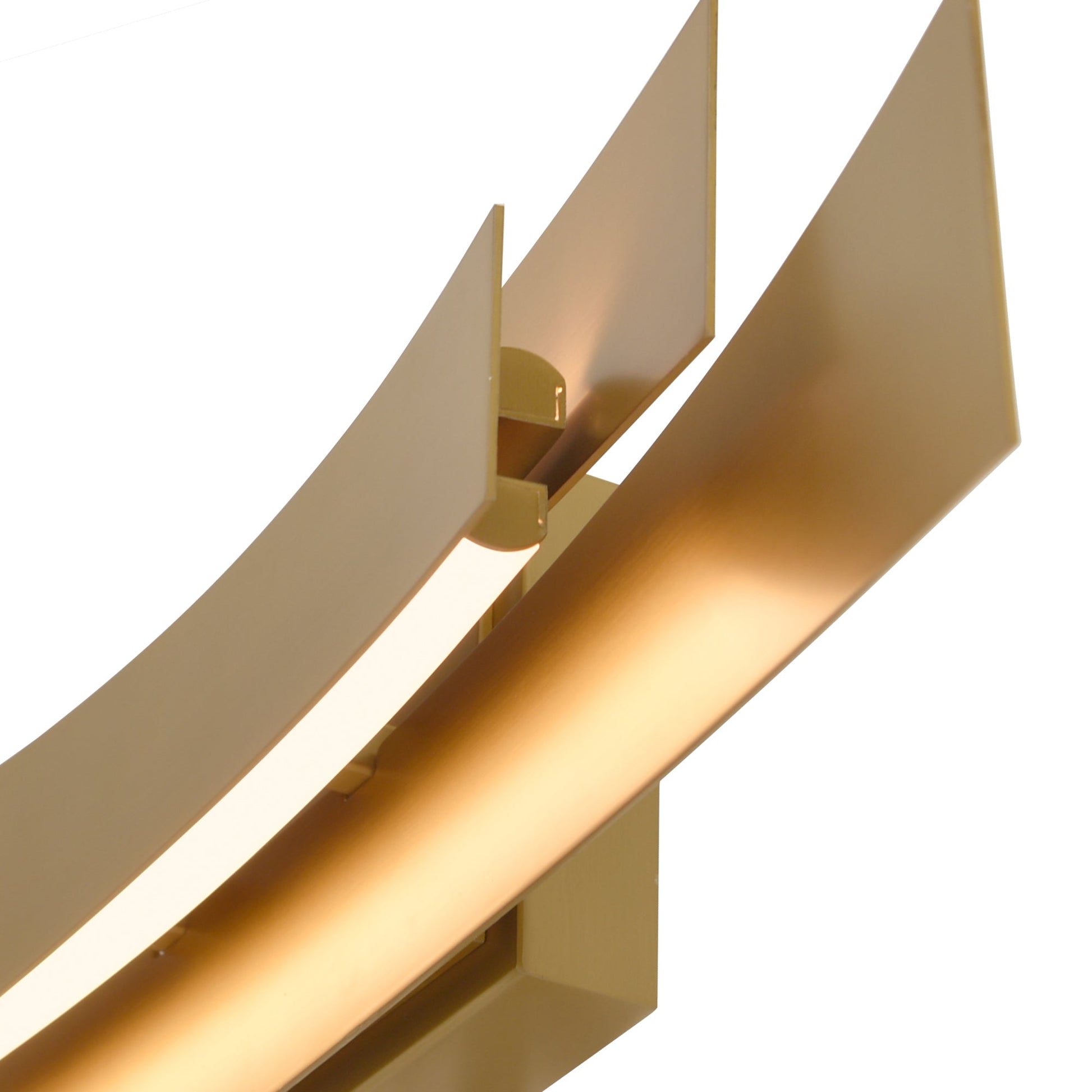 Candora Integrated LED 24in Brass Vanity Light - CWI Lighting