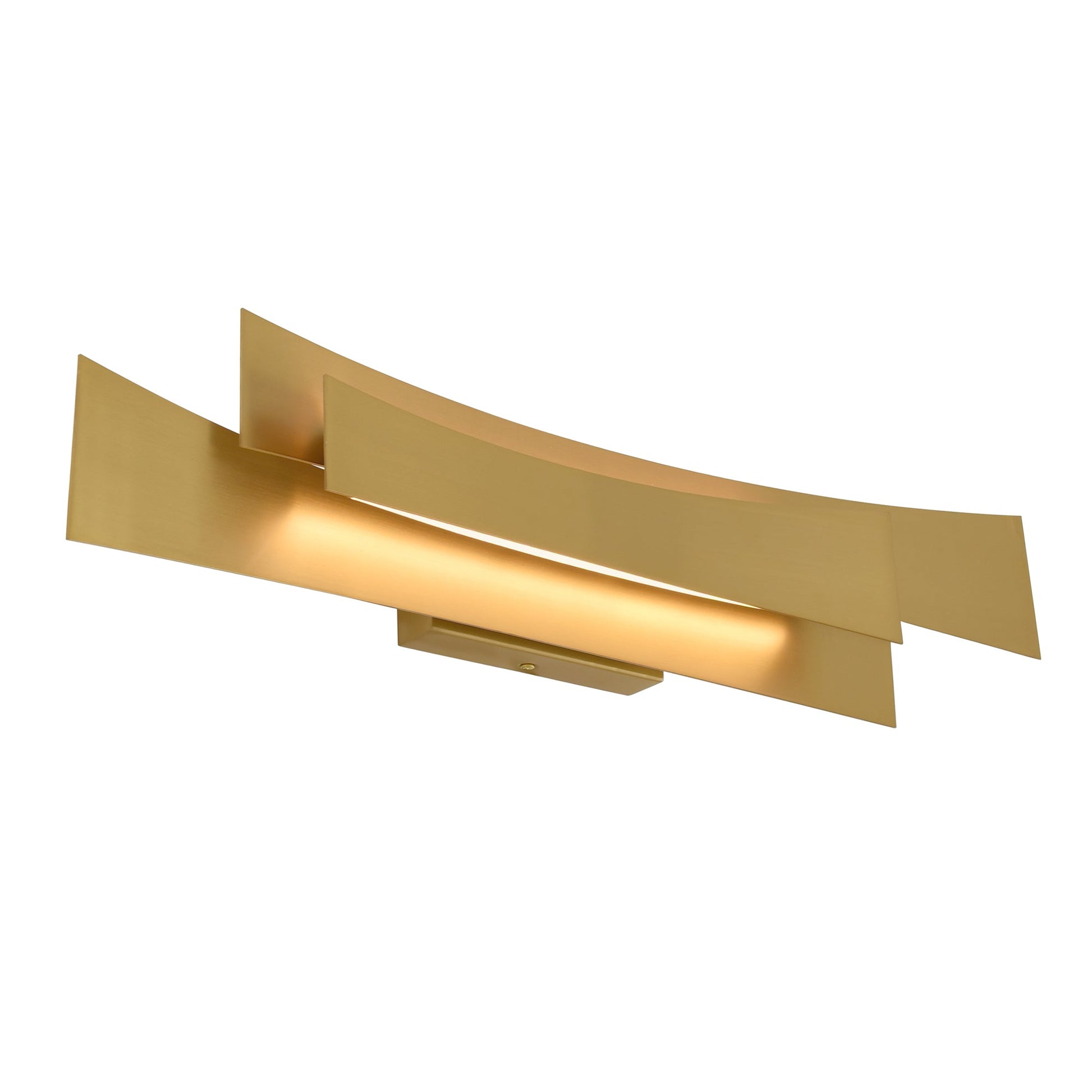 Candora Integrated LED 24in Brass Vanity Light - CWI Lighting