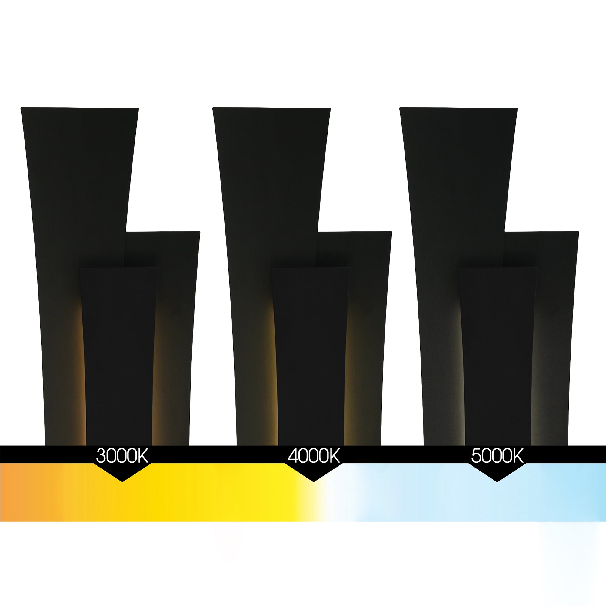 Candora Integrated LED 36in Black Vanity Light - CWI Lighting