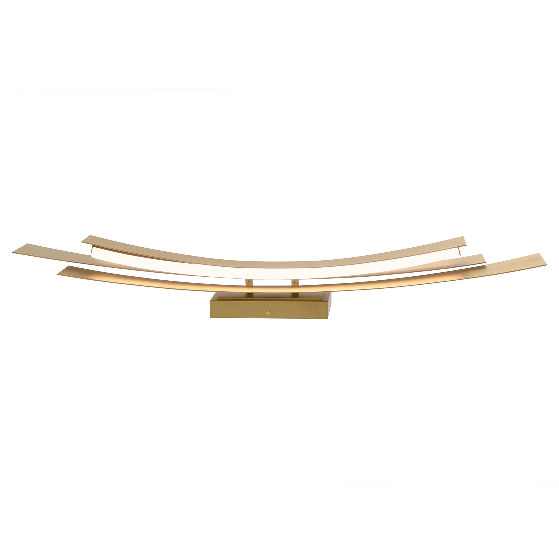 Candora Integrated LED 36in Brass Vanity Light - CWI Lighting