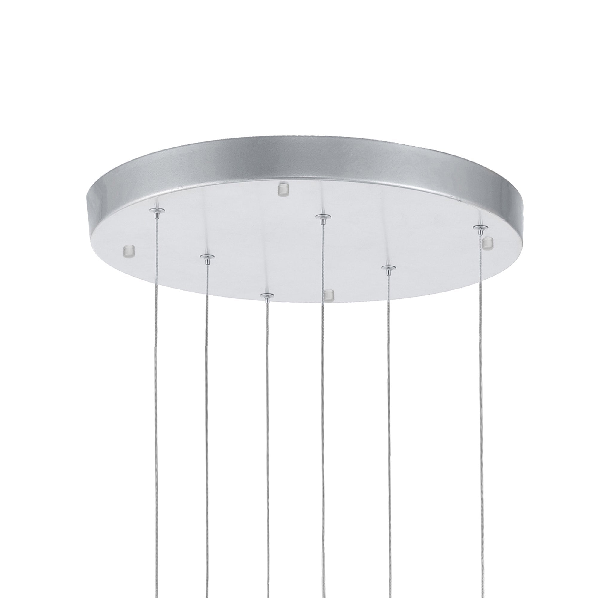 Carolina Integrated LED 16in Pewter Chandelier - CWI Lighting