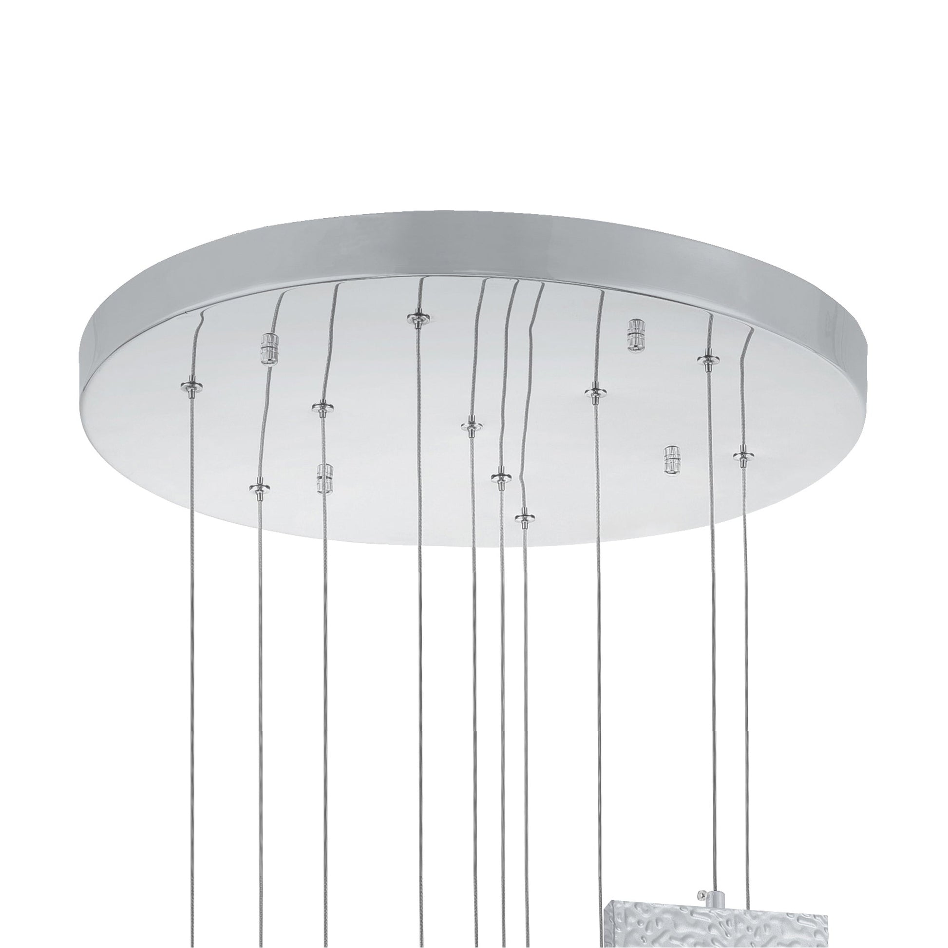 Carolina Integrated LED 20in Pewter Chandelier - CWI Lighting