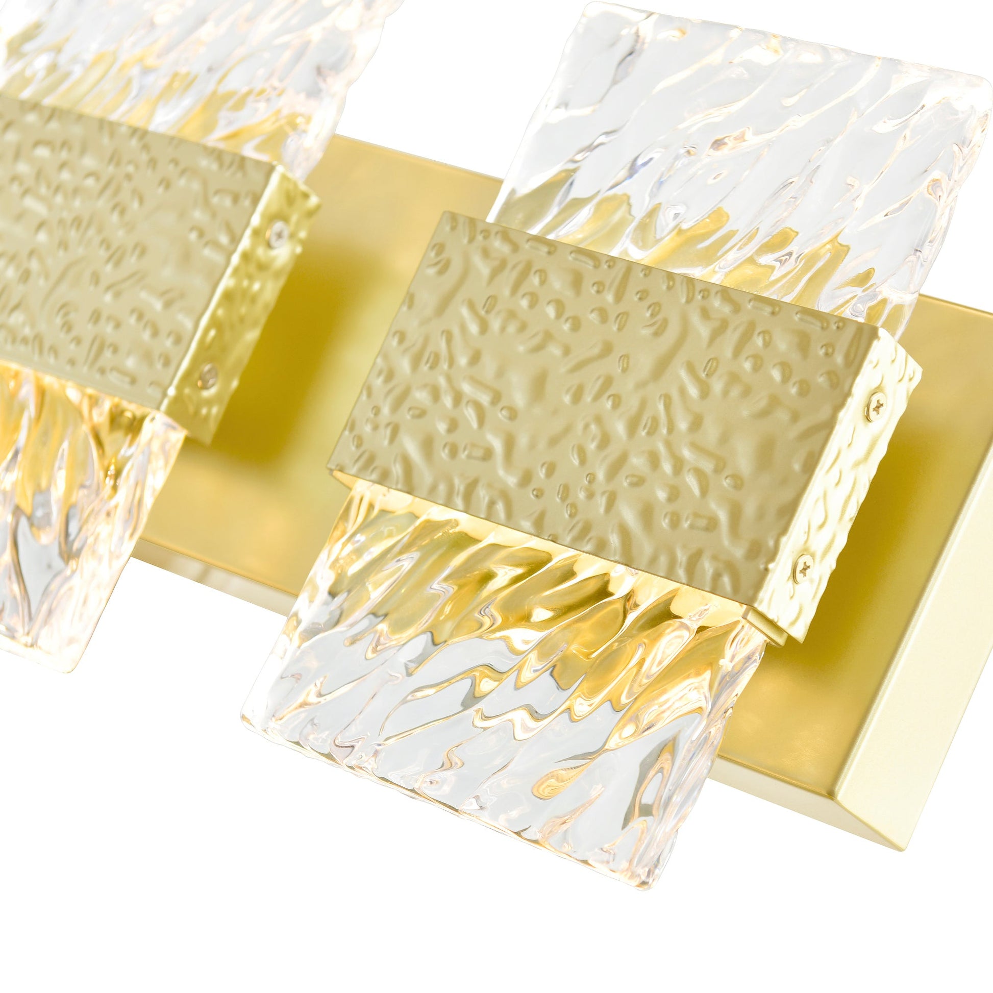 Carolina Integrated LED 21in Gold Leaf Vanity Light - CWI Lighting