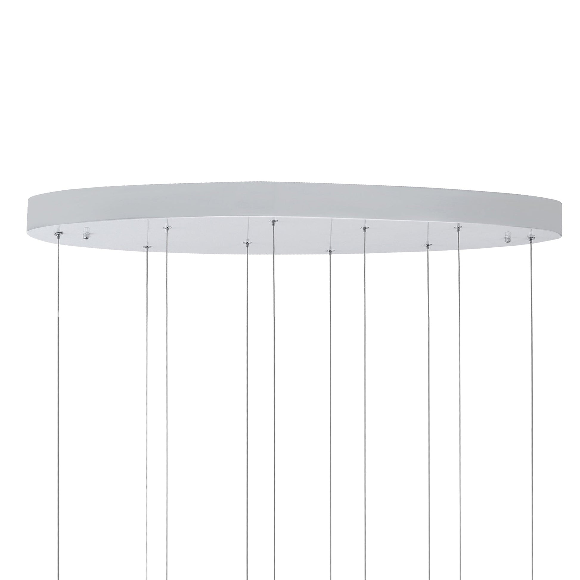 Carolina Integrated LED 40in Pewter Chandelier - CWI Lighting