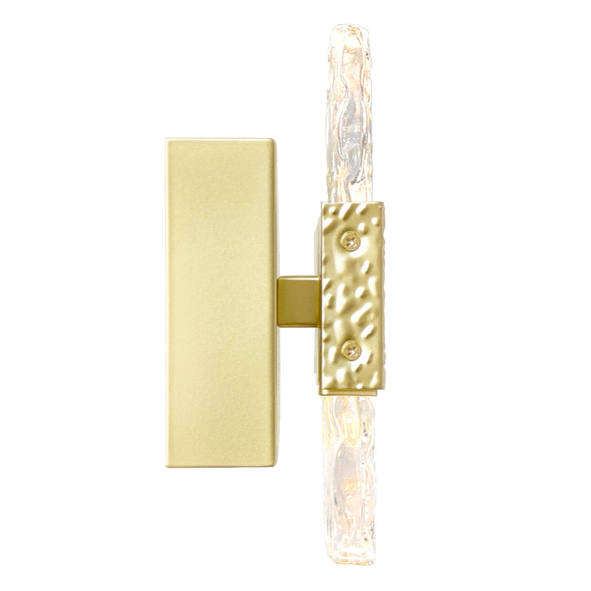Carolina Integrated LED 5in Gold Leaf Wall Sconce - CWI Lighting