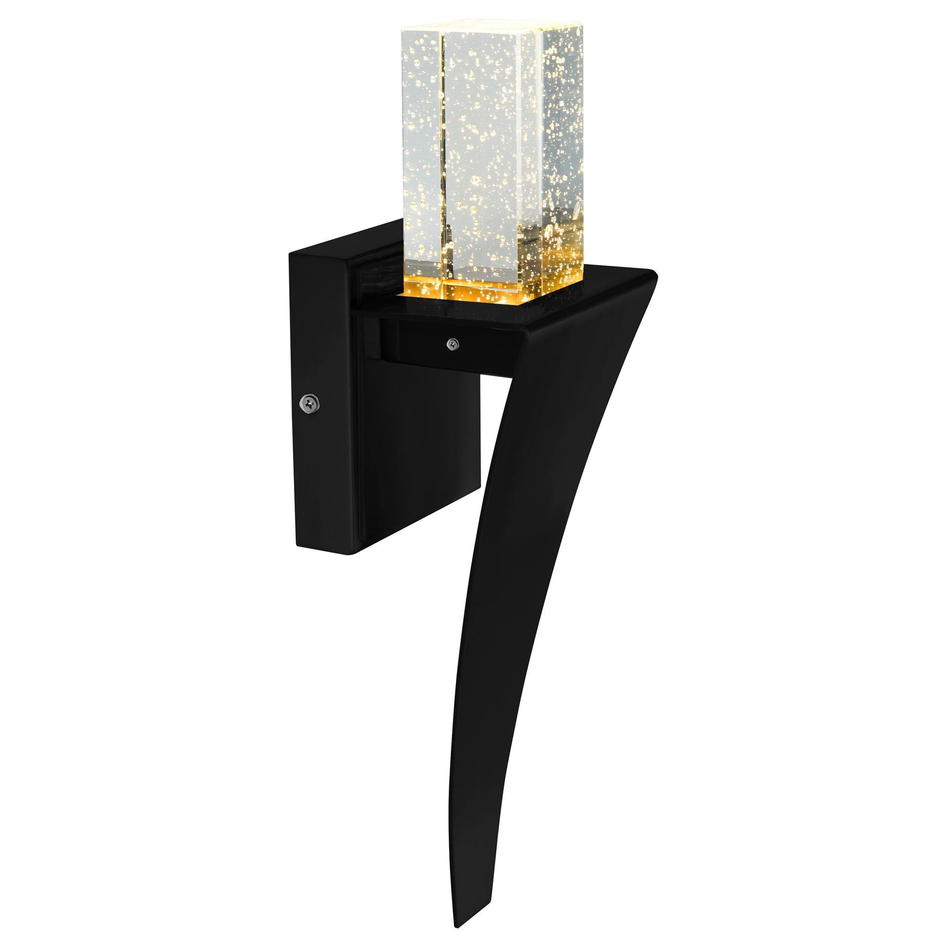 Catania Integrated LED 5in Black Wall Light - CWI Lighting