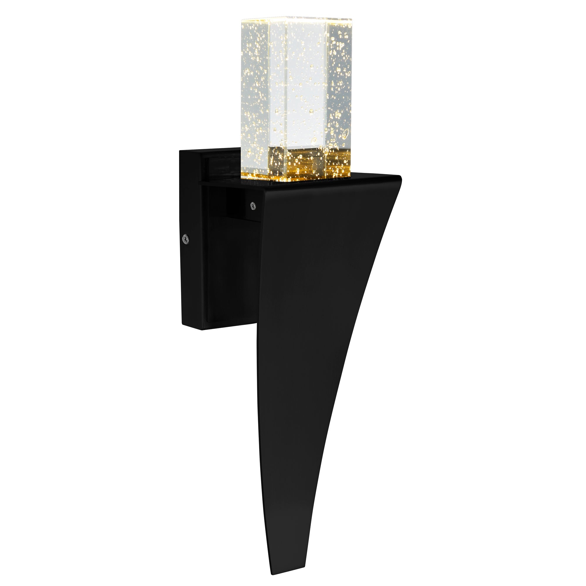 Catania Integrated LED 5in Black Wall Light - CWI Lighting