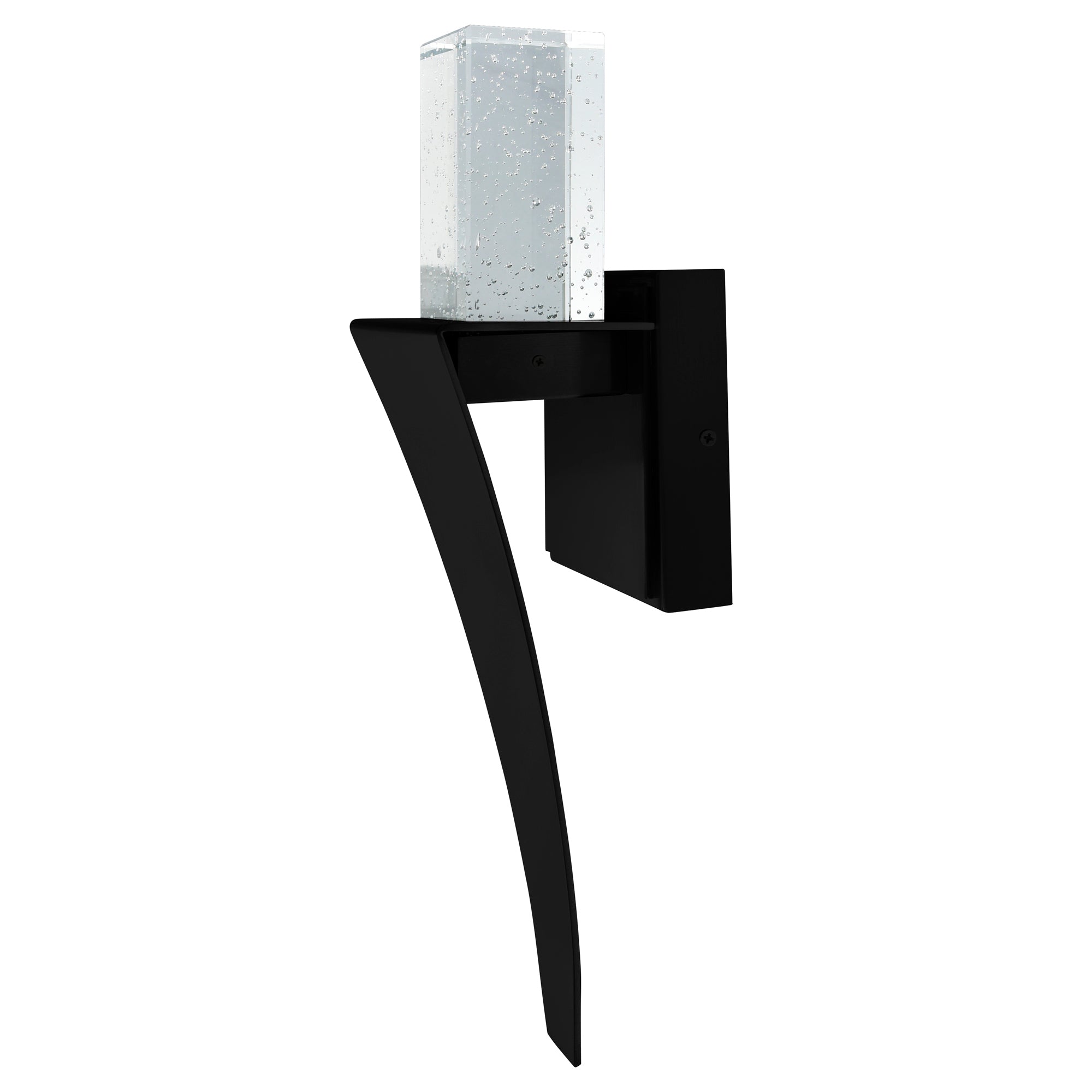 Catania Integrated LED 5in Black Wall Light - CWI Lighting