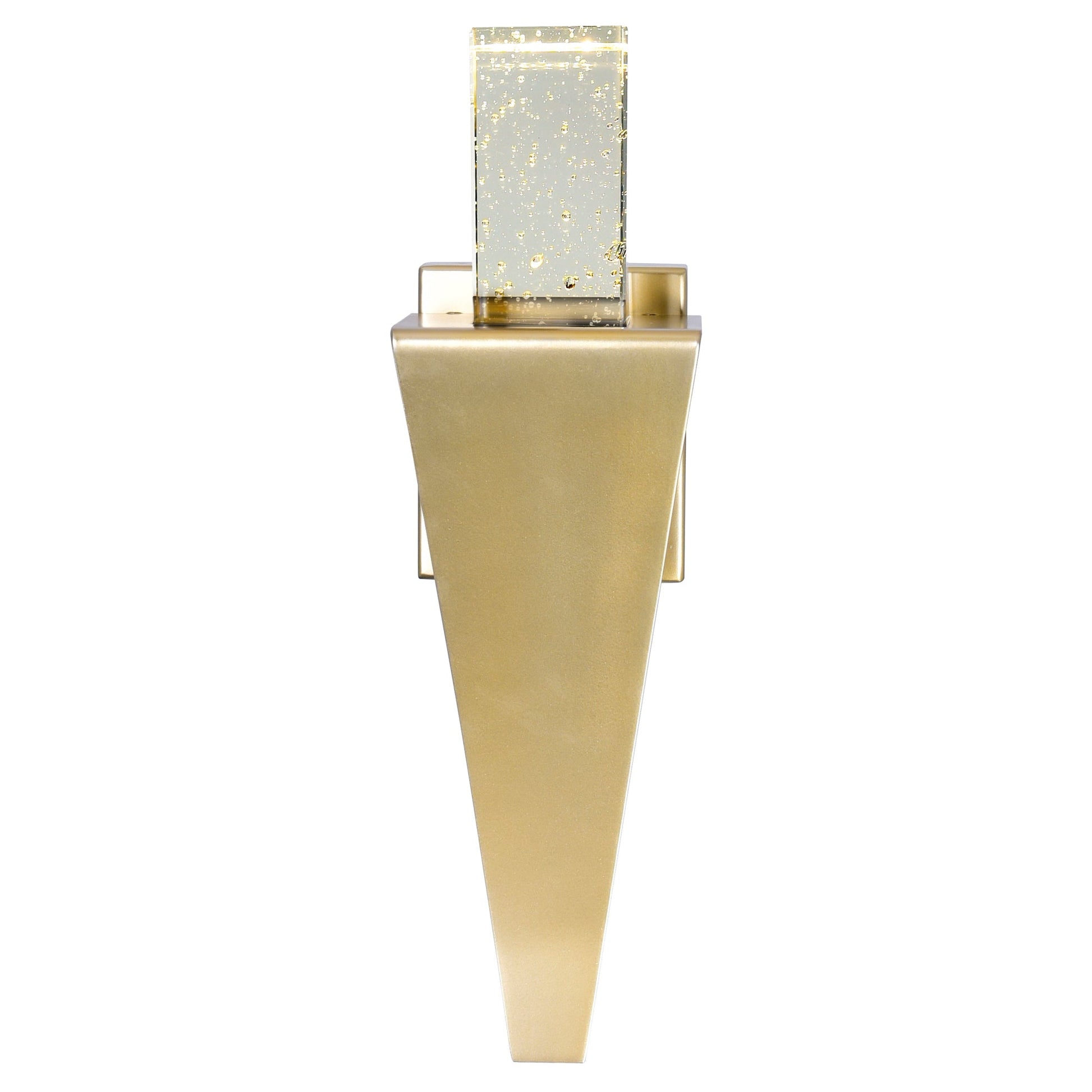 Catania Integrated LED 5in Satin Gold Wall Light - CWI Lighting