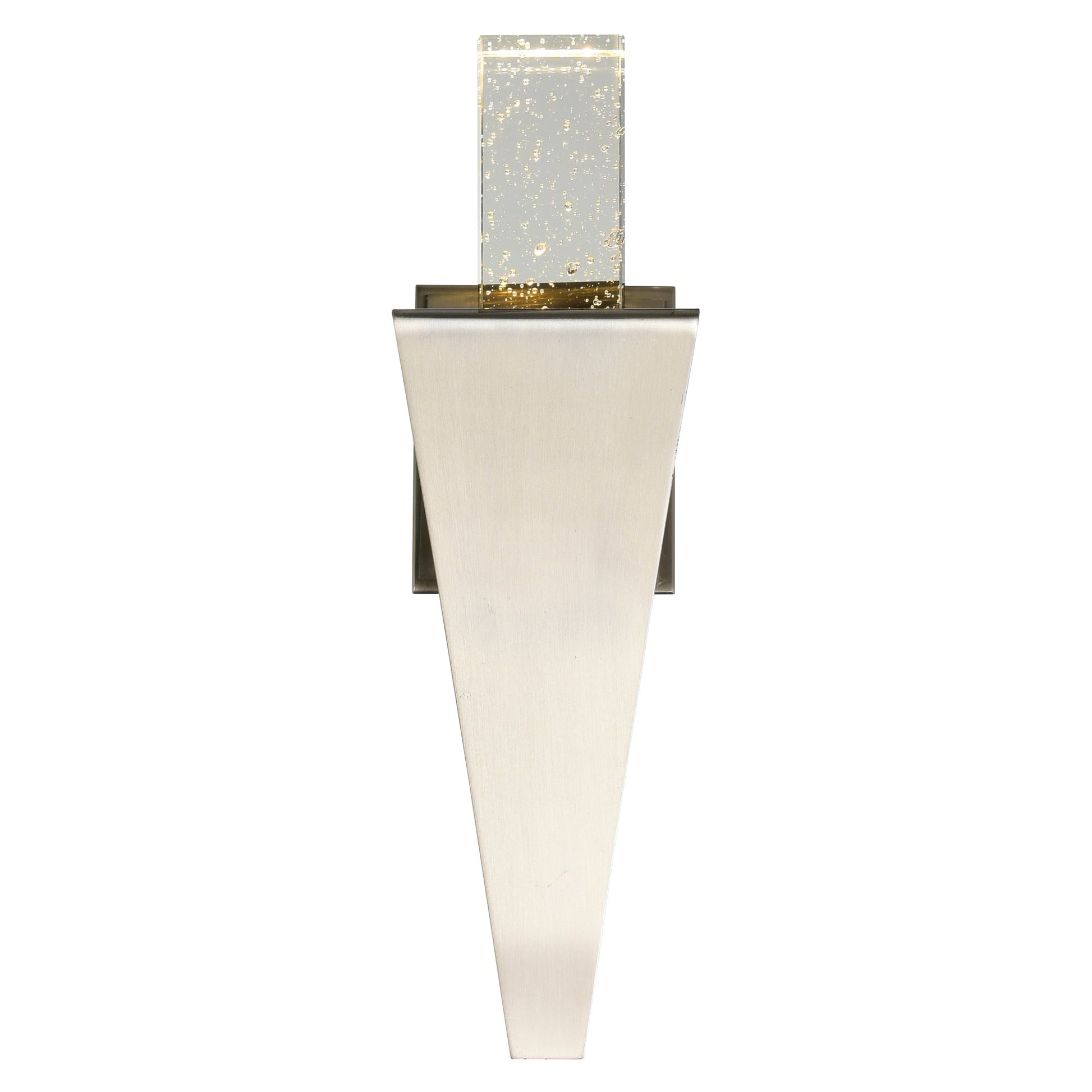 Catania Integrated LED 5in Satin Nickel Wall Light - CWI Lighting