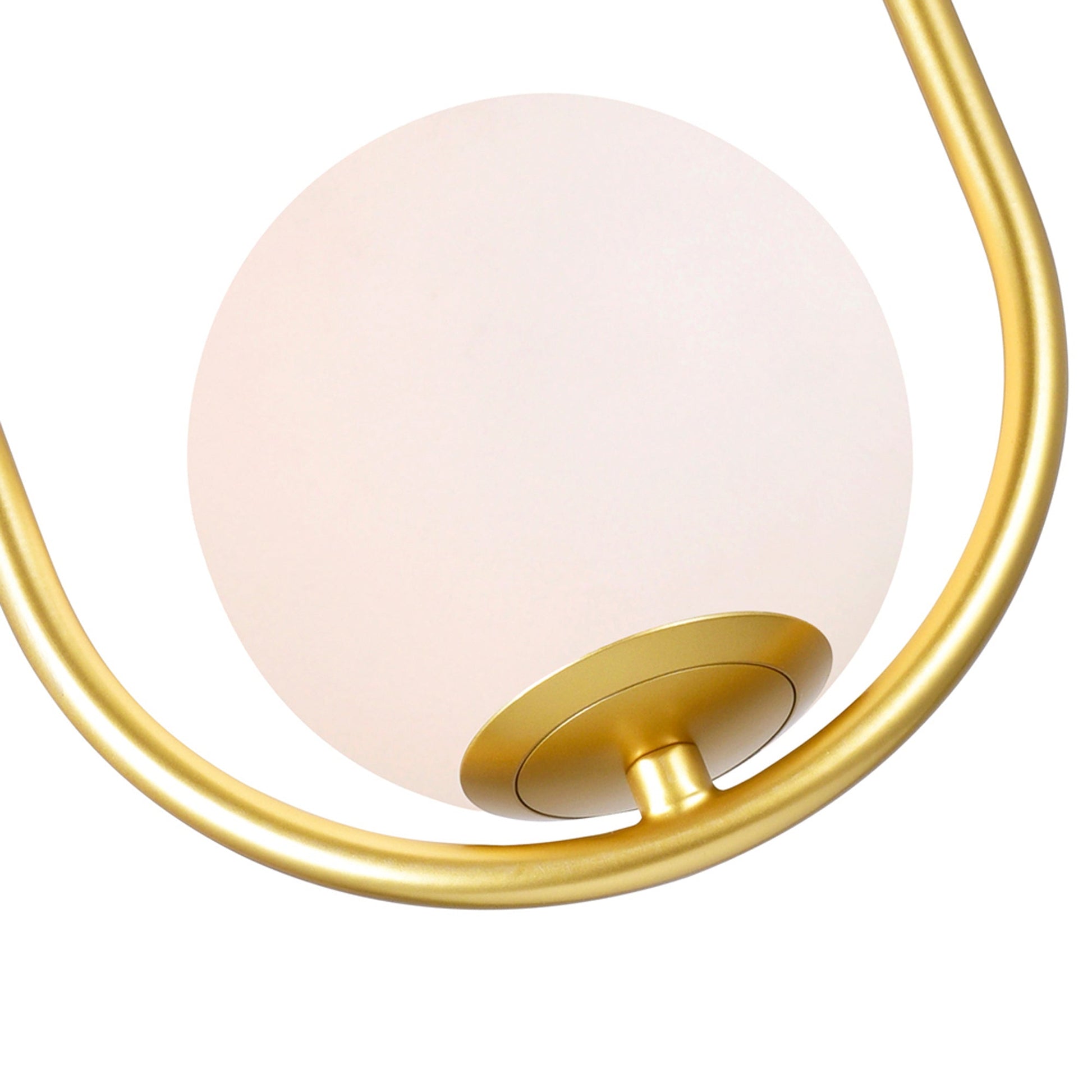 Celeste 1 Light 8in Medallion Gold Mini Pendant - CWI Lighting