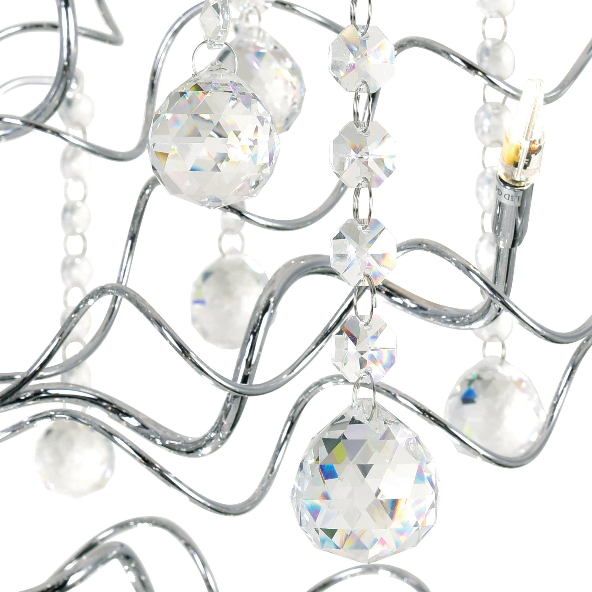 Cherry Blossom 48 Light Chandelier With Chrome Finish - CWI Lighting