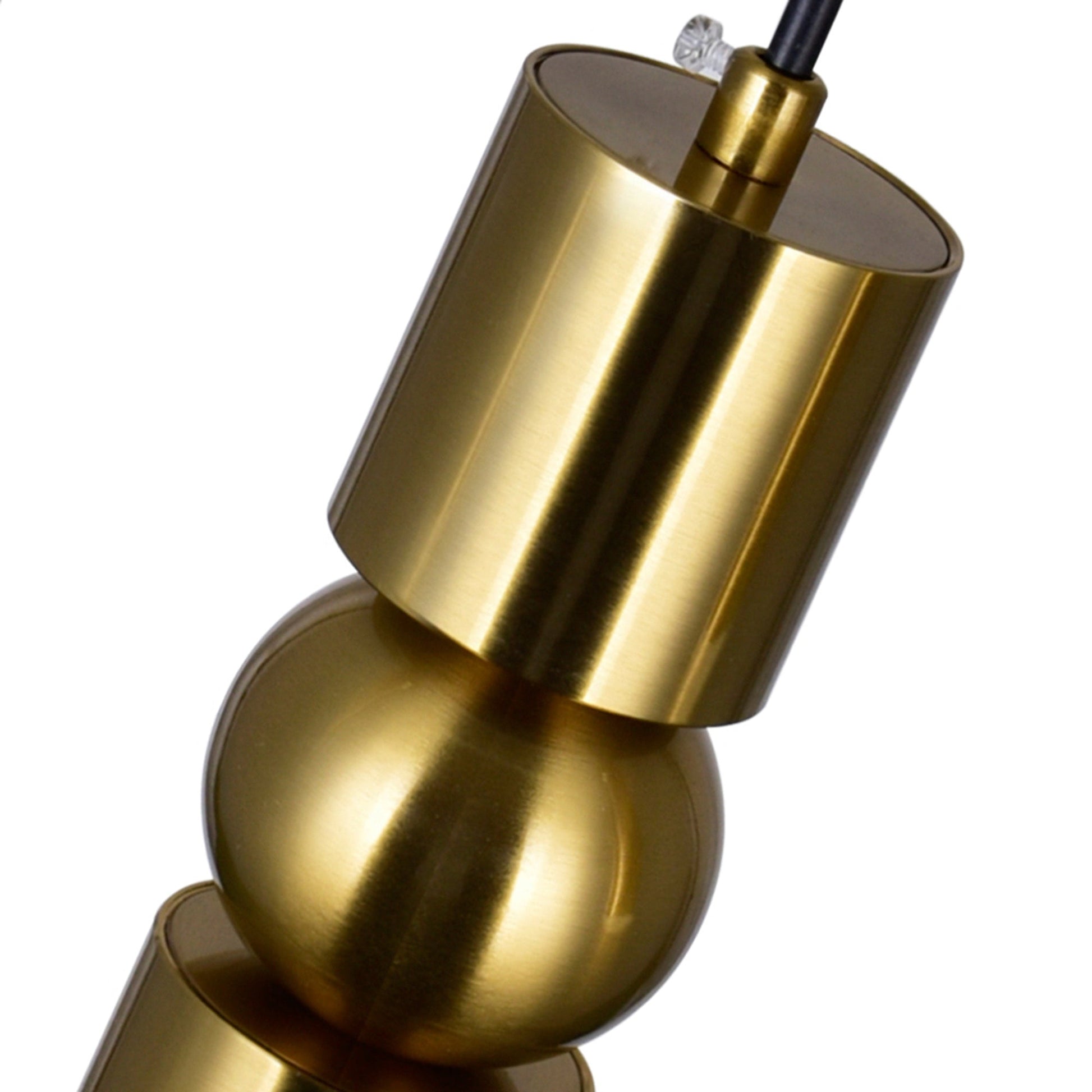 Chime LED Island/Pool Table Chandelier With Brass Finish - CWI Lighting
