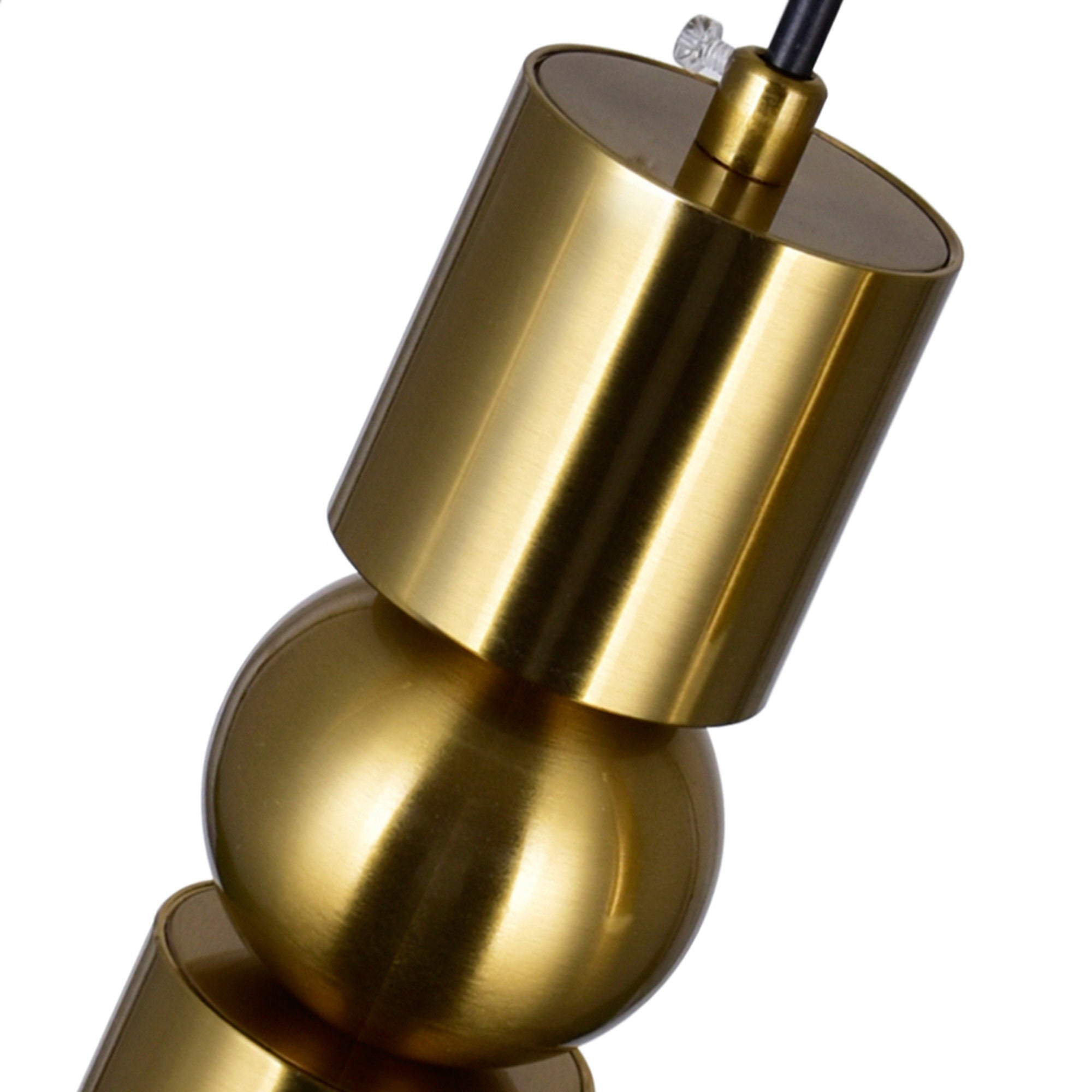 Chime LED Island/Pool Table Chandelier With Brass Finish - CWI Lighting