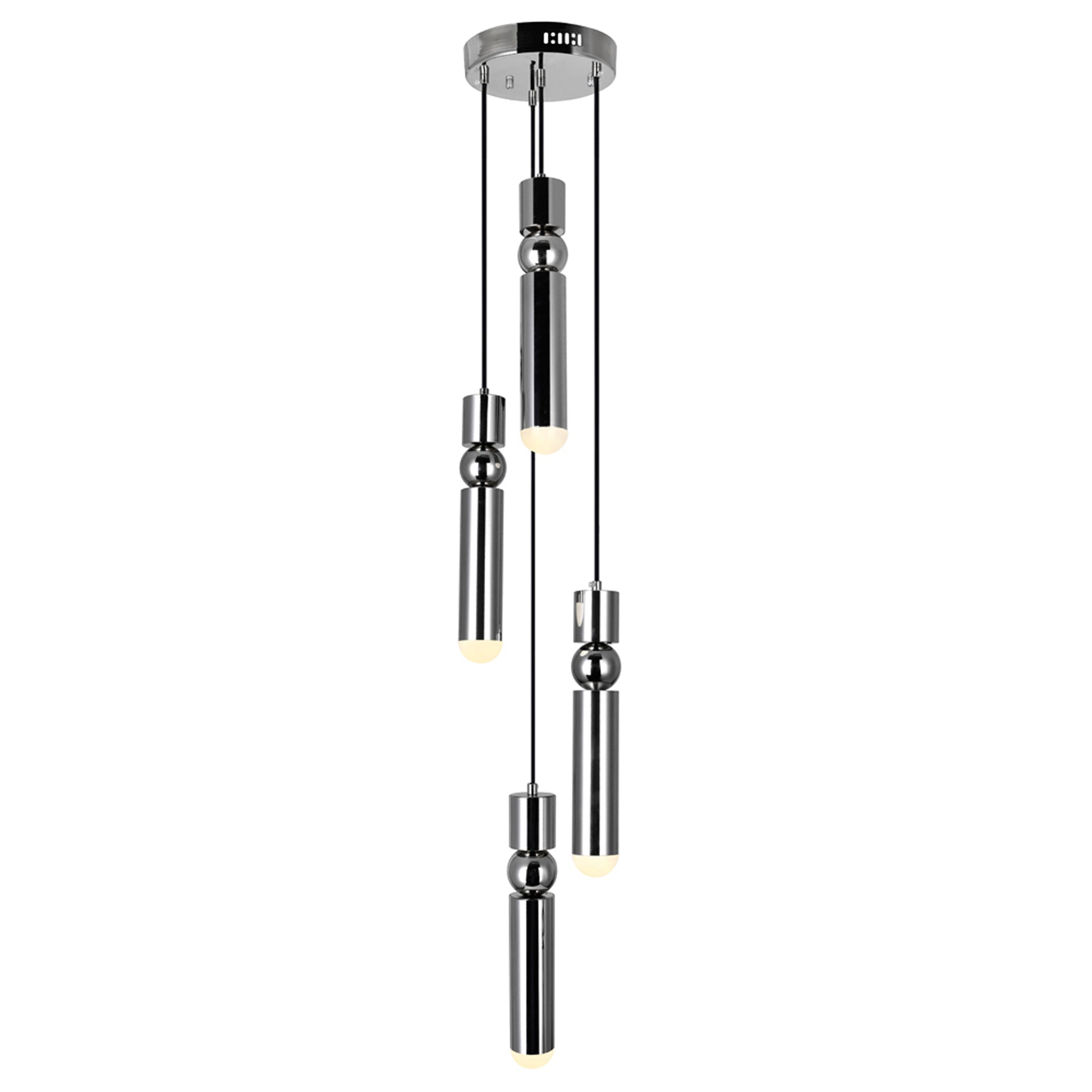 Chime LED Pendant With Polished Nickel Finish - CWI Lighting