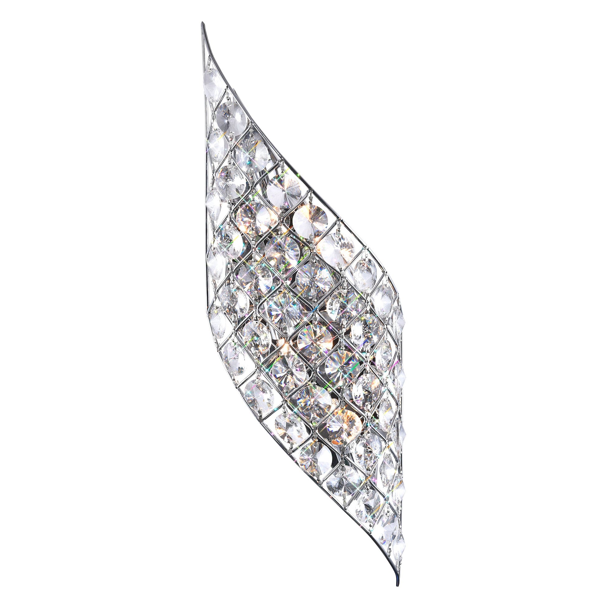 Chique 4 Light Chrome Wall Light - CWI Lighting
