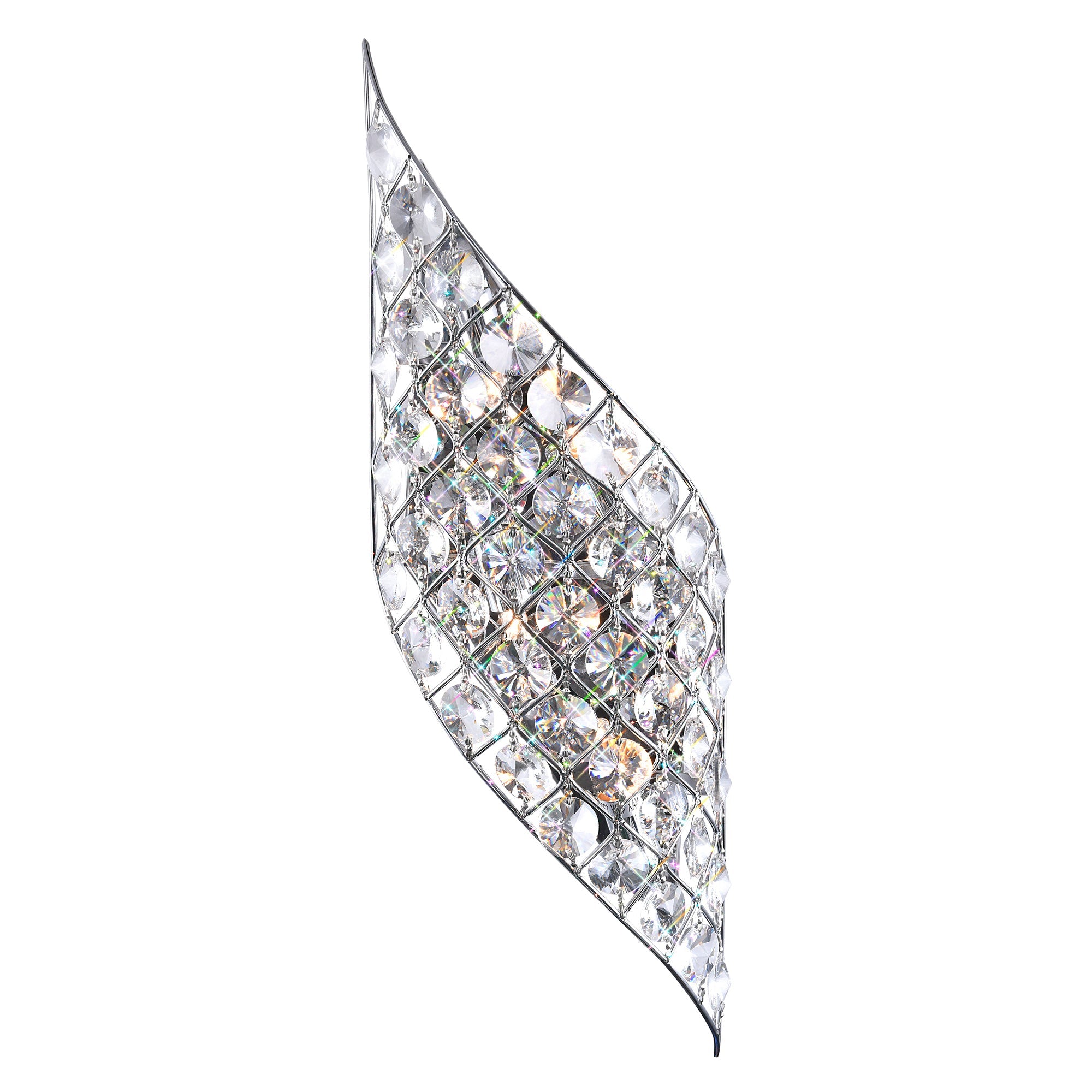Chique 4 Light Chrome Wall Light - CWI Lighting