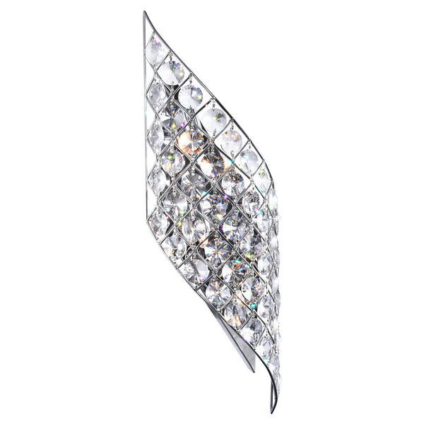 Chique 4 Light Chrome Wall Light - CWI Lighting