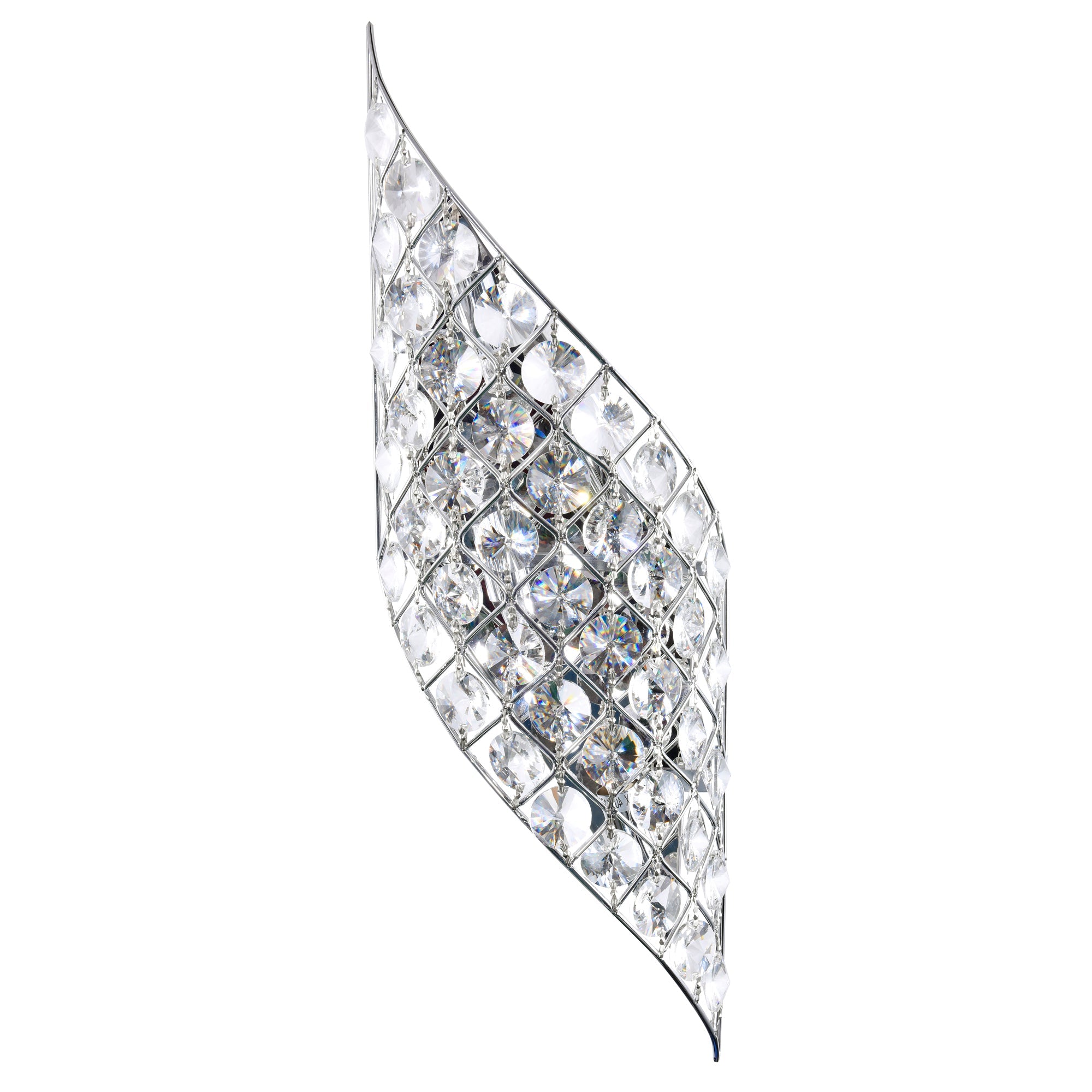 Chique 4 Light Chrome Wall Light - CWI Lighting