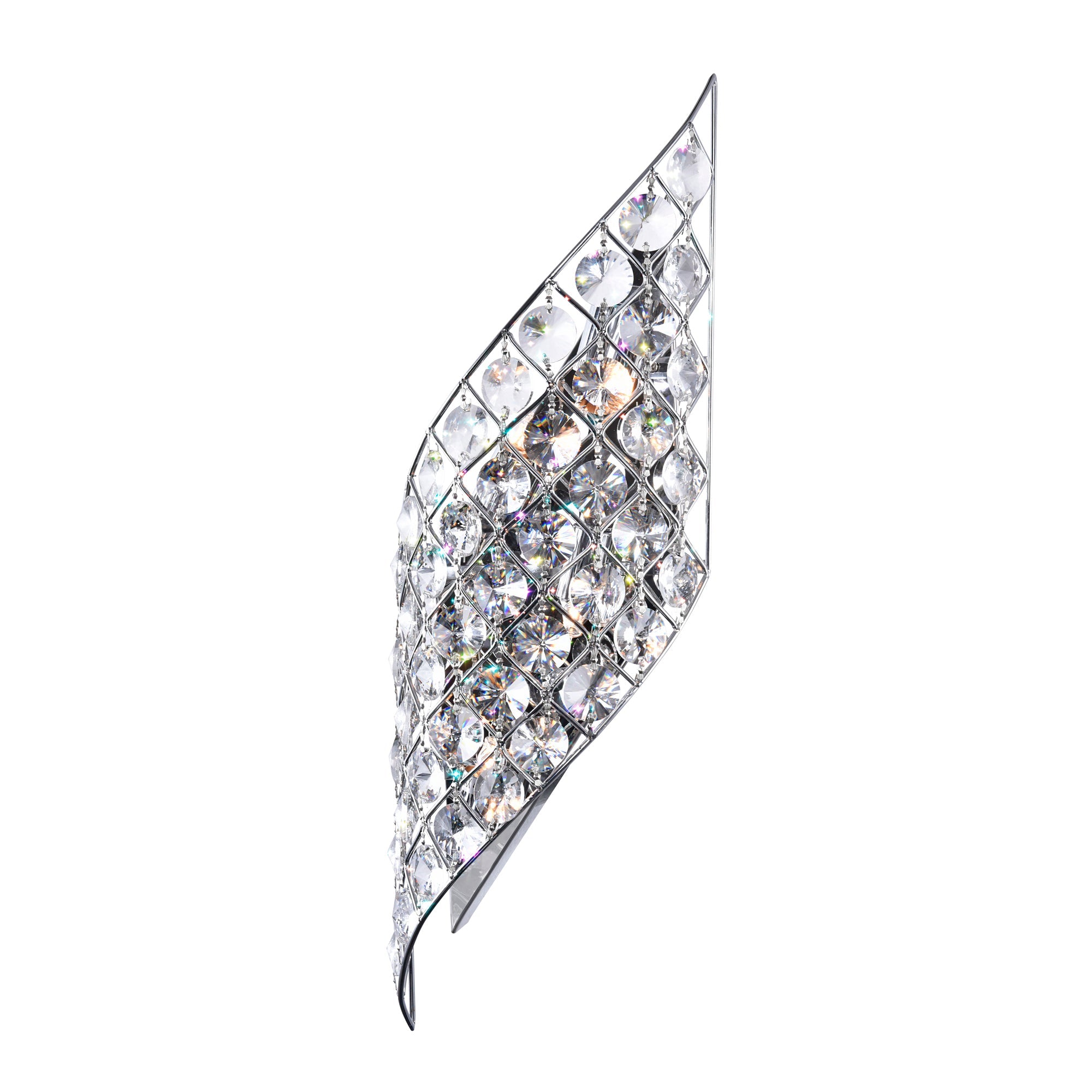 Chique 4 Light Chrome Wall Sconce - CWI Lighting