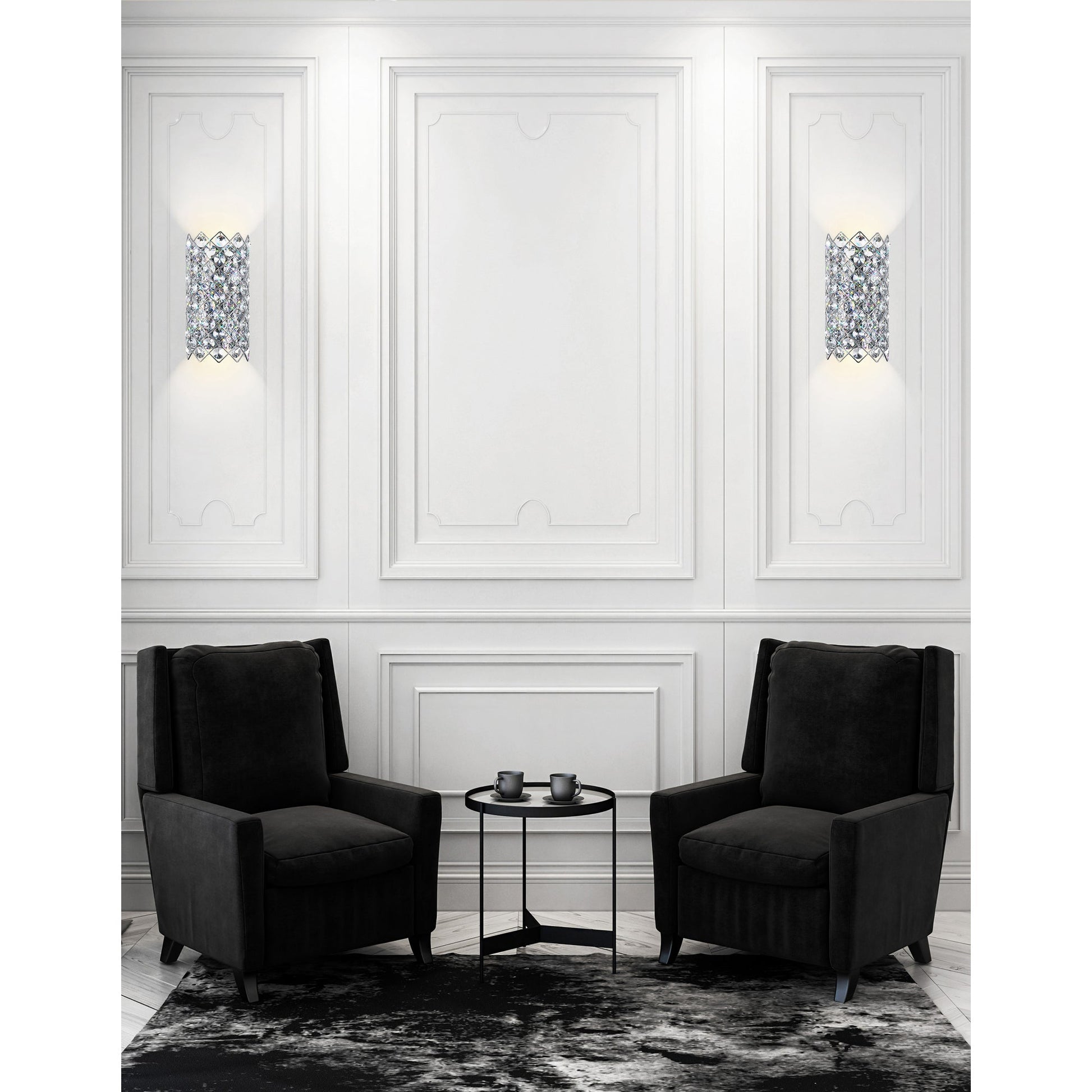 Chique 4 Light Chrome Wall Sconce - CWI Lighting