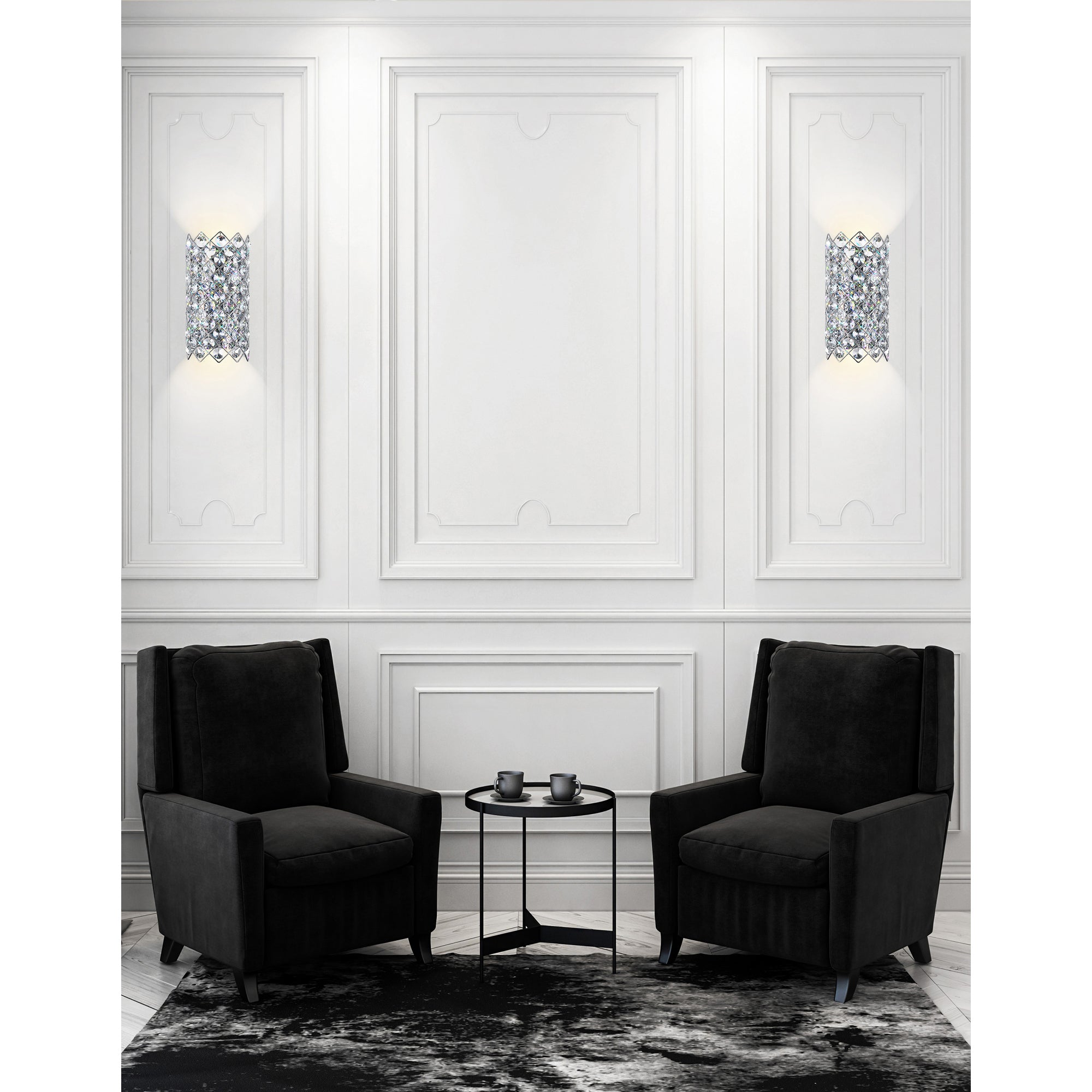Chique 4 Light Chrome Wall Sconce - CWI Lighting