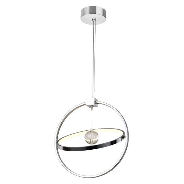 Colette LED Chandelier With Chrome Finish - CWI Lighting