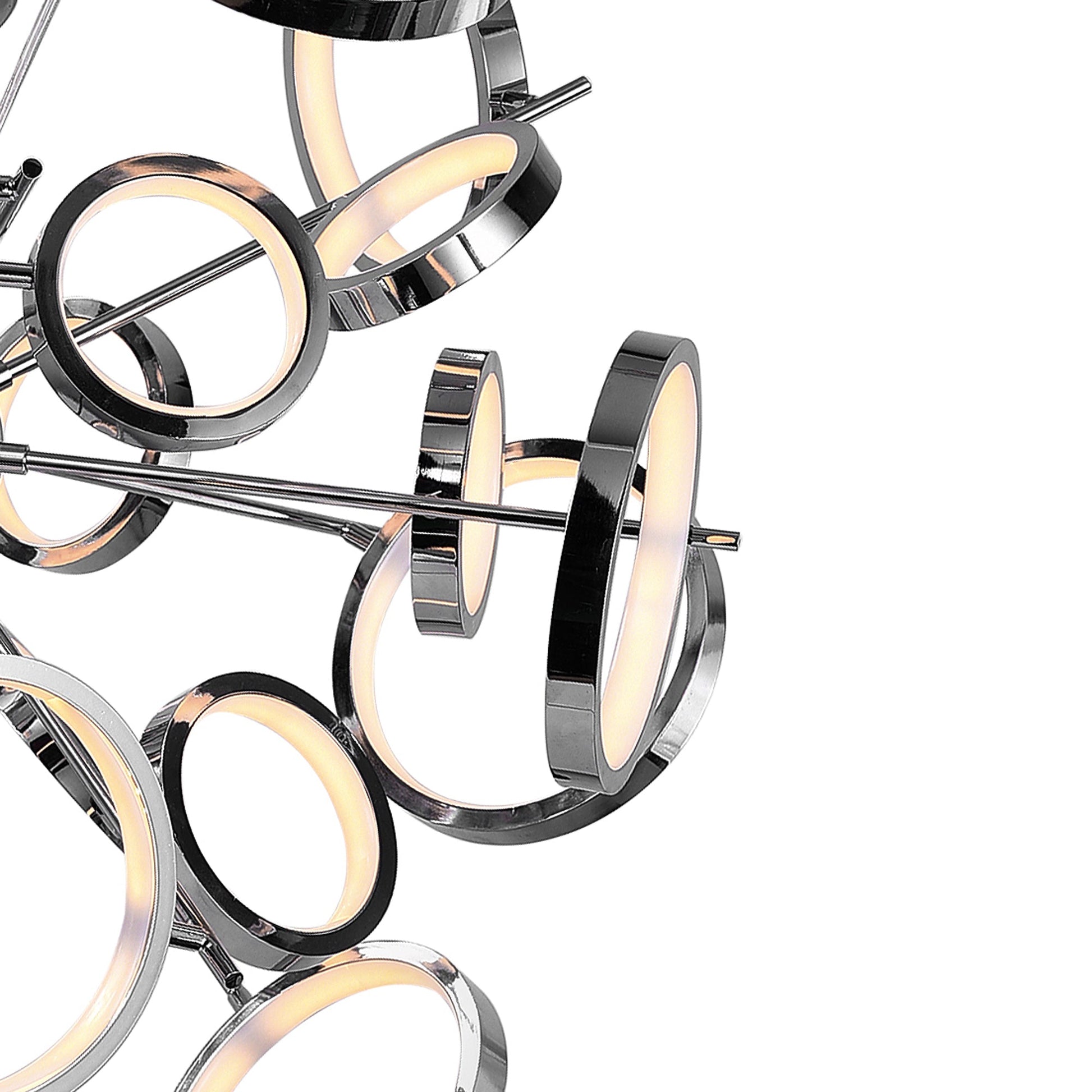 Colette LED Chandelier With Chrome Finish - CWI Lighting