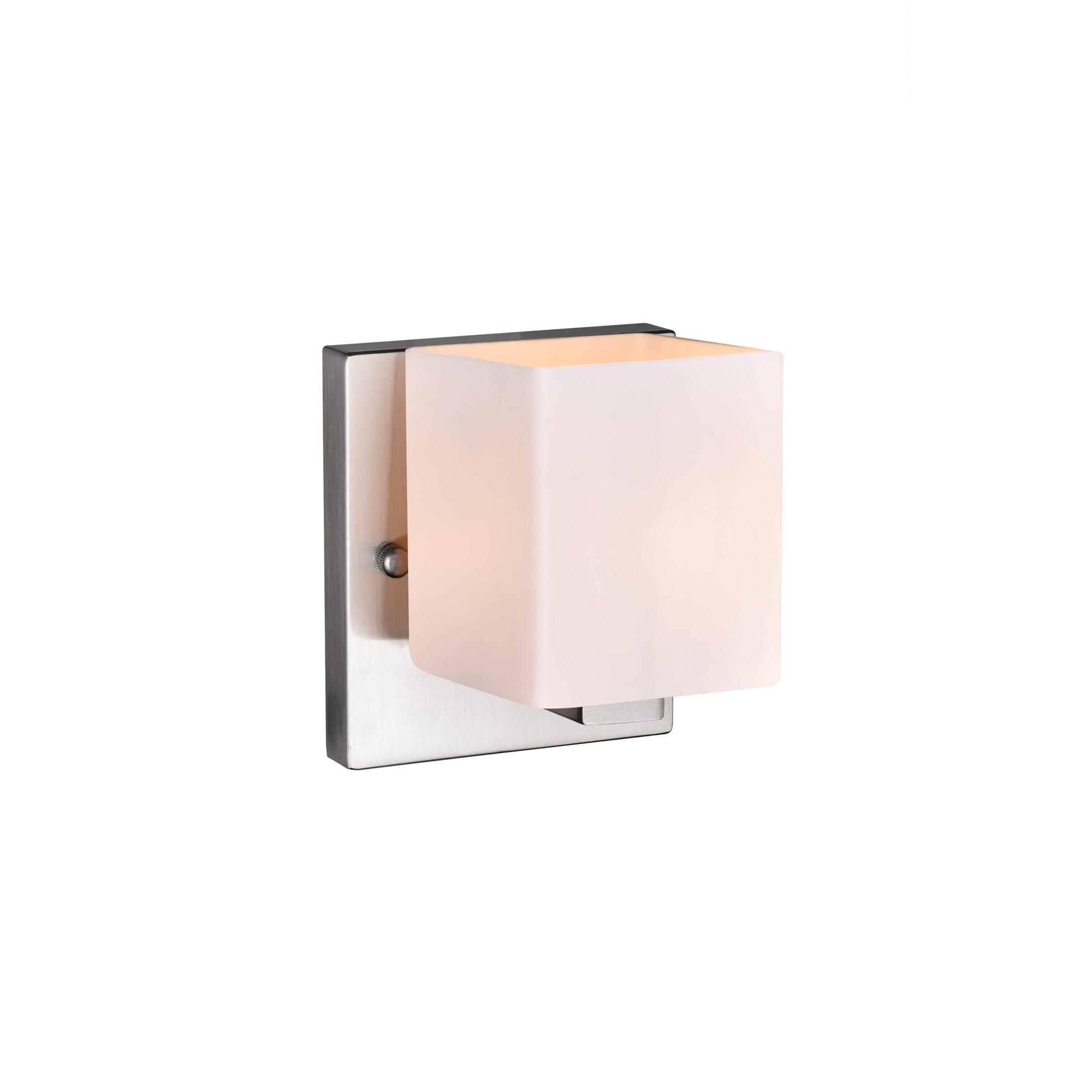 Cristini 1 Light Satin Nickel Bathroom Sconce - CWI Lighting