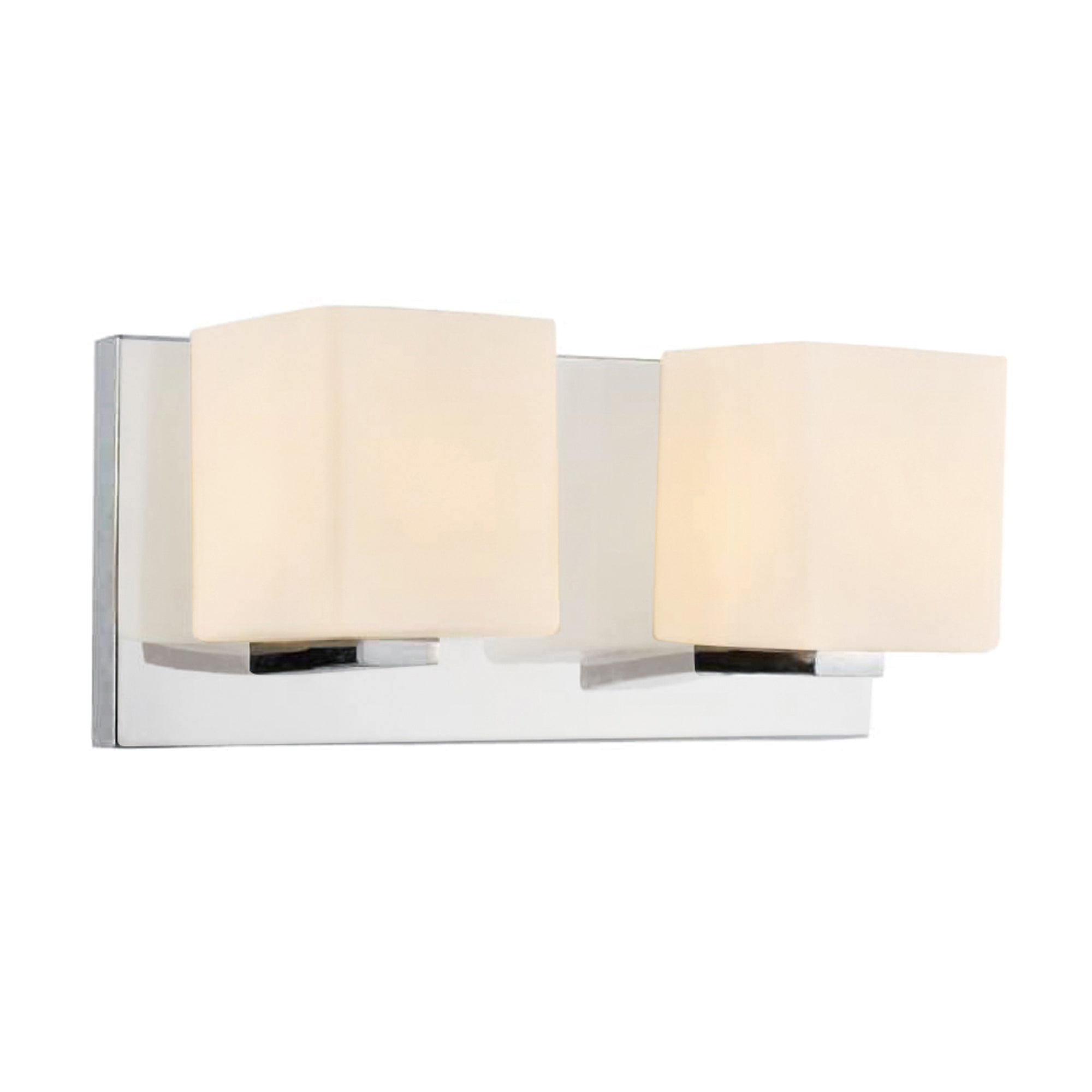 Cristini 2 Light Satin Nickel Vanity Light - CWI Lighting