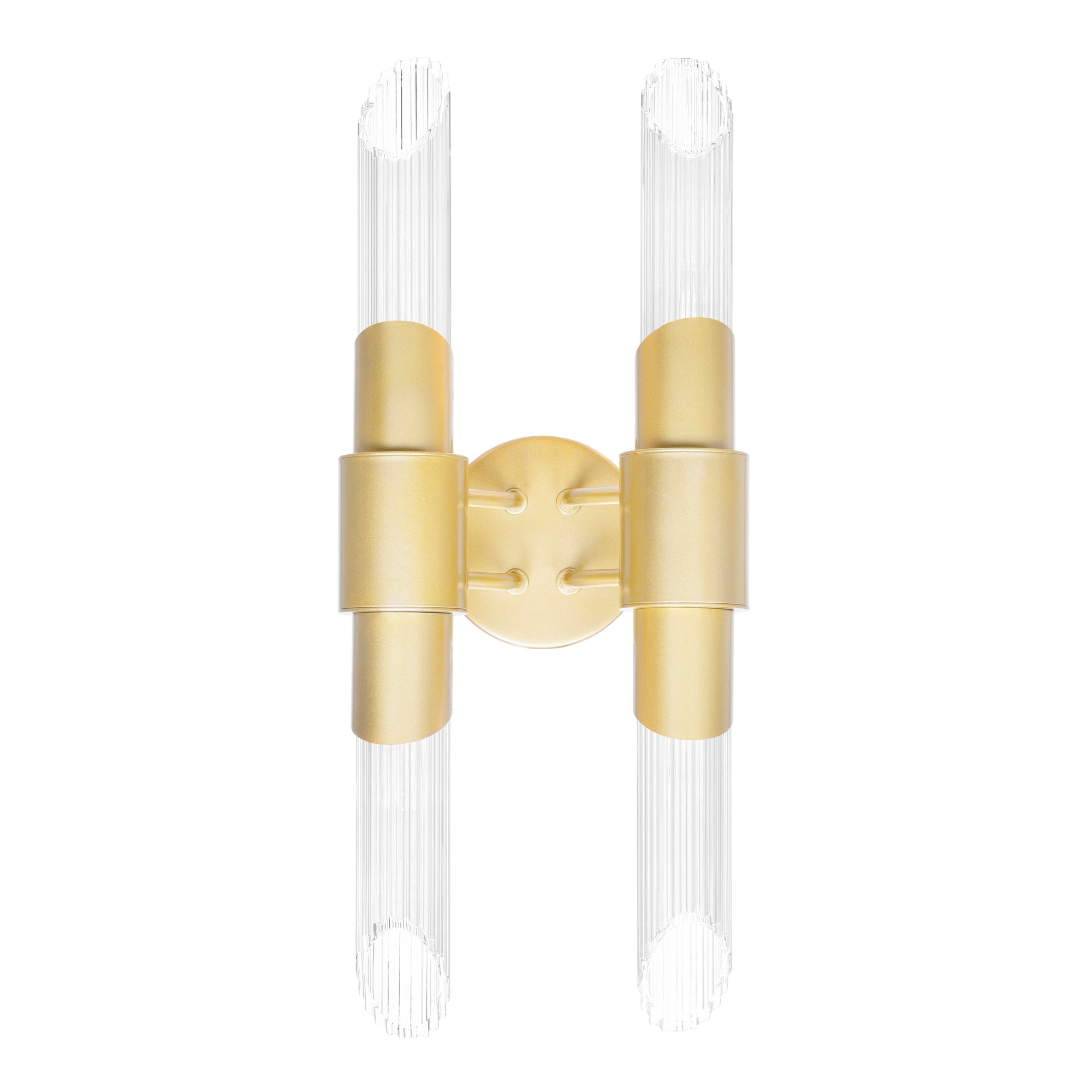 Croissant 4 Light Wall Sconce With Satin Gold Finish - CWI Lighting