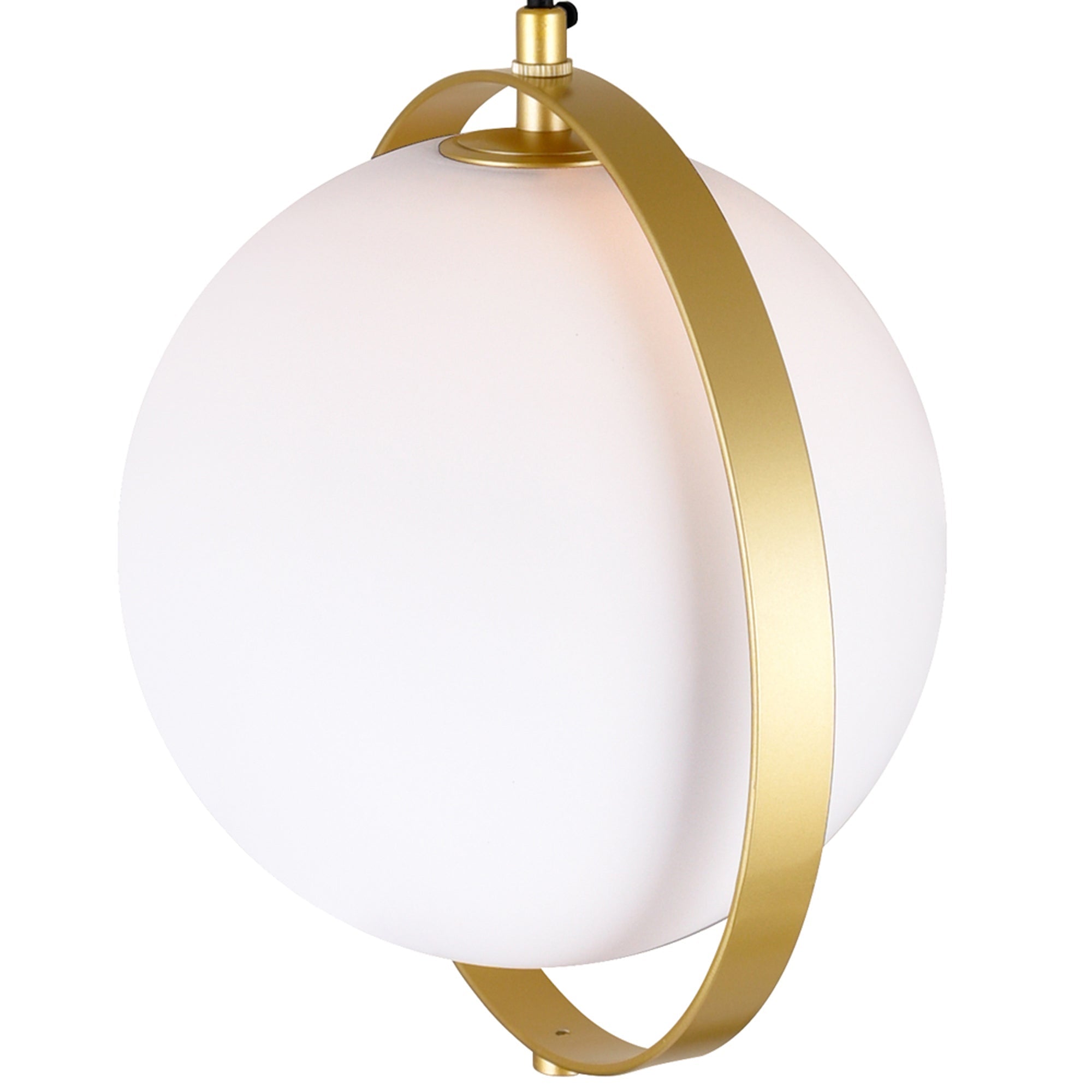 Da Vinci 1 Light 10in Brass Mini Pendant - CWI Lighting