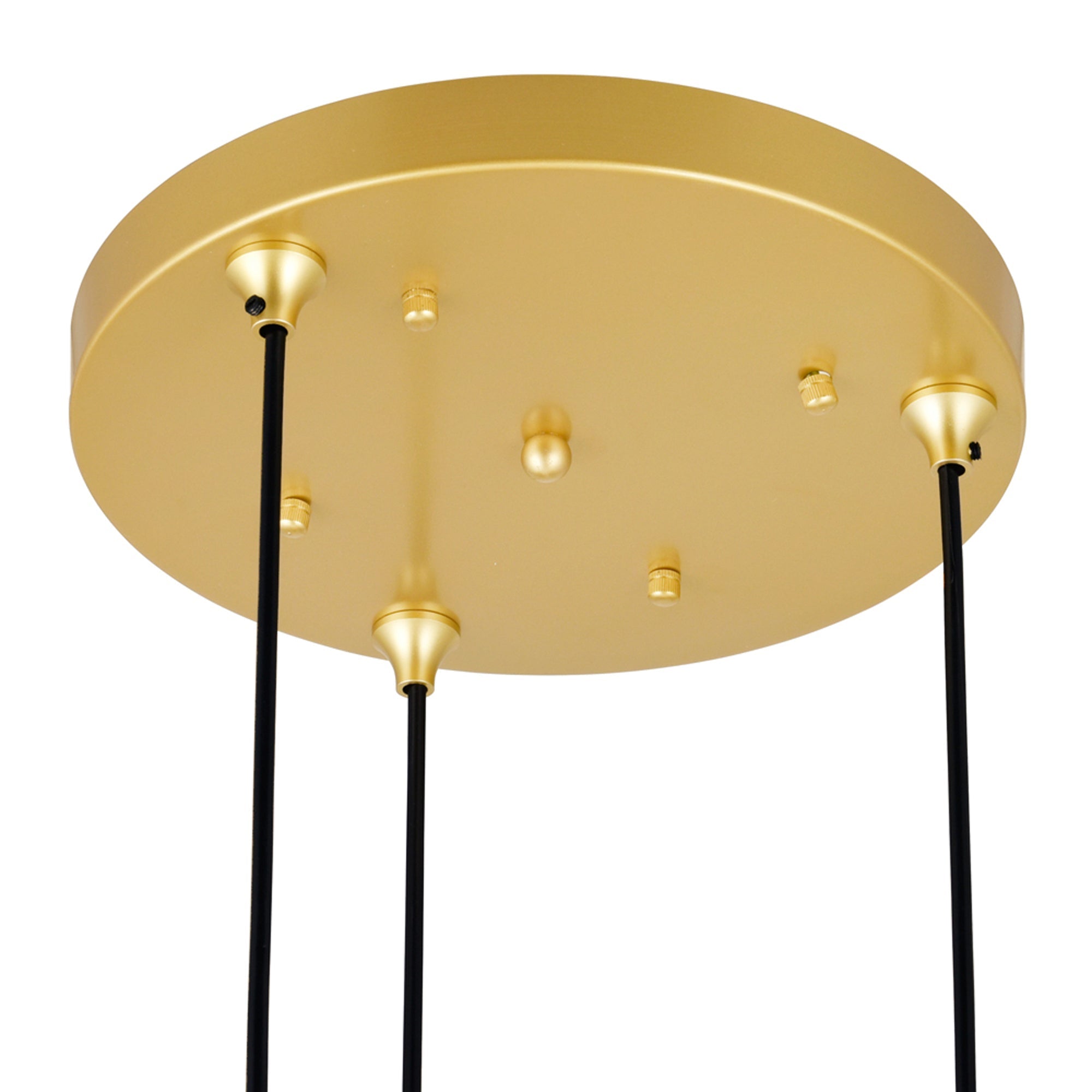 Da Vinci 3 Light 16in Brass Multi Light Pendant - CWI Lighting