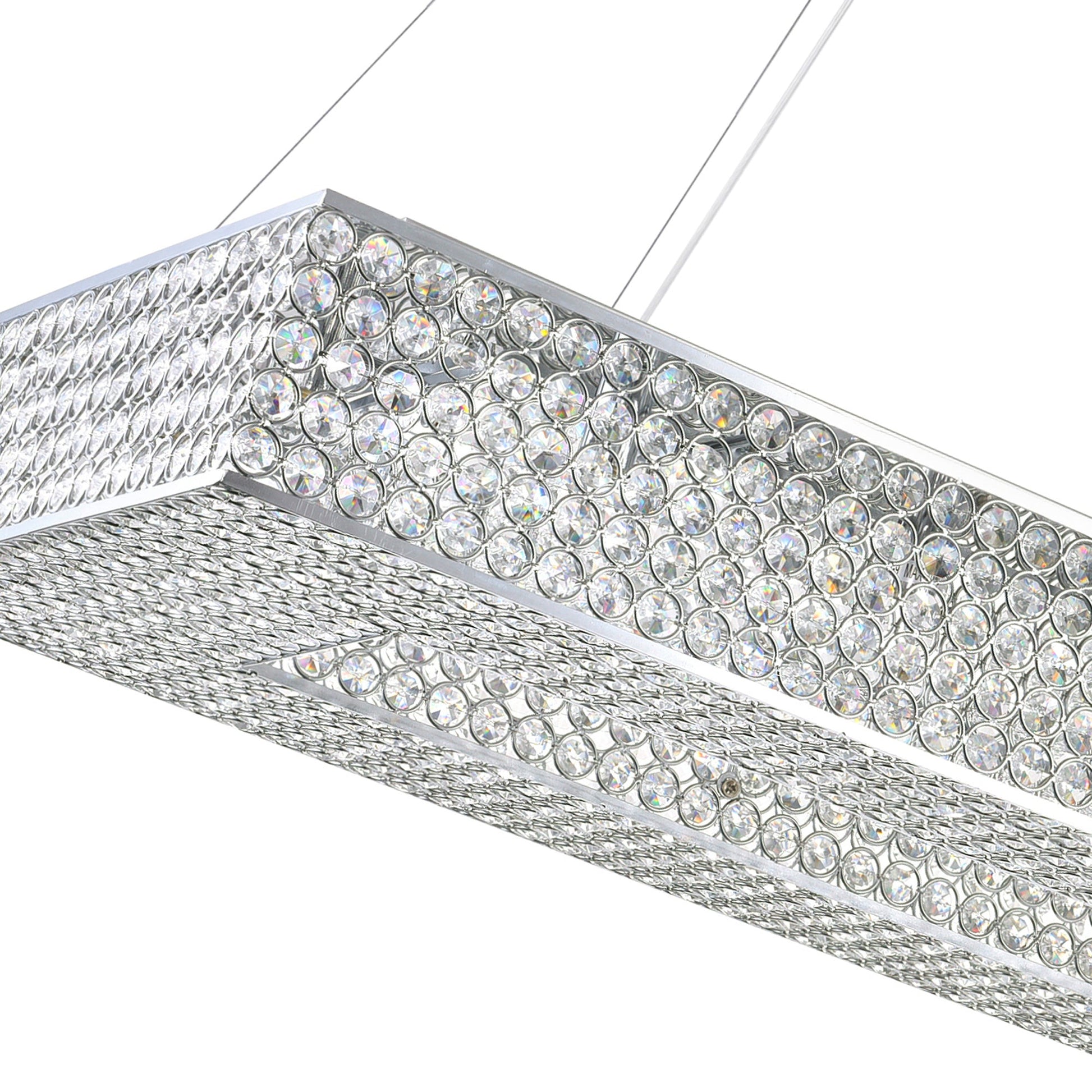 Dannie 16 Light Chandelier With Chrome Finish - CWI Lighting