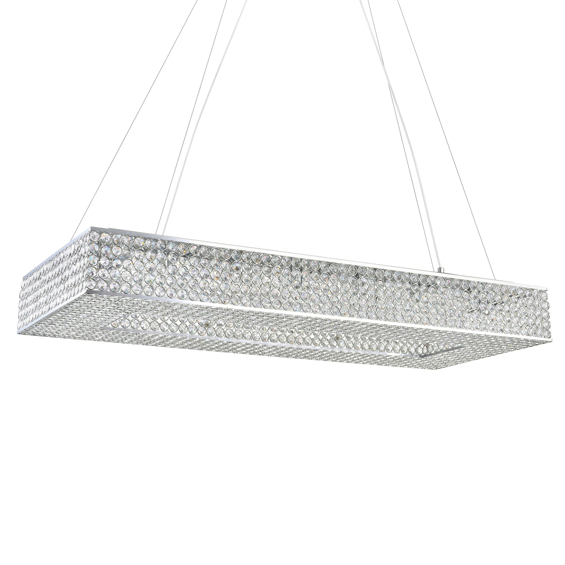 Dannie 16 Light Chandelier With Chrome Finish - CWI Lighting