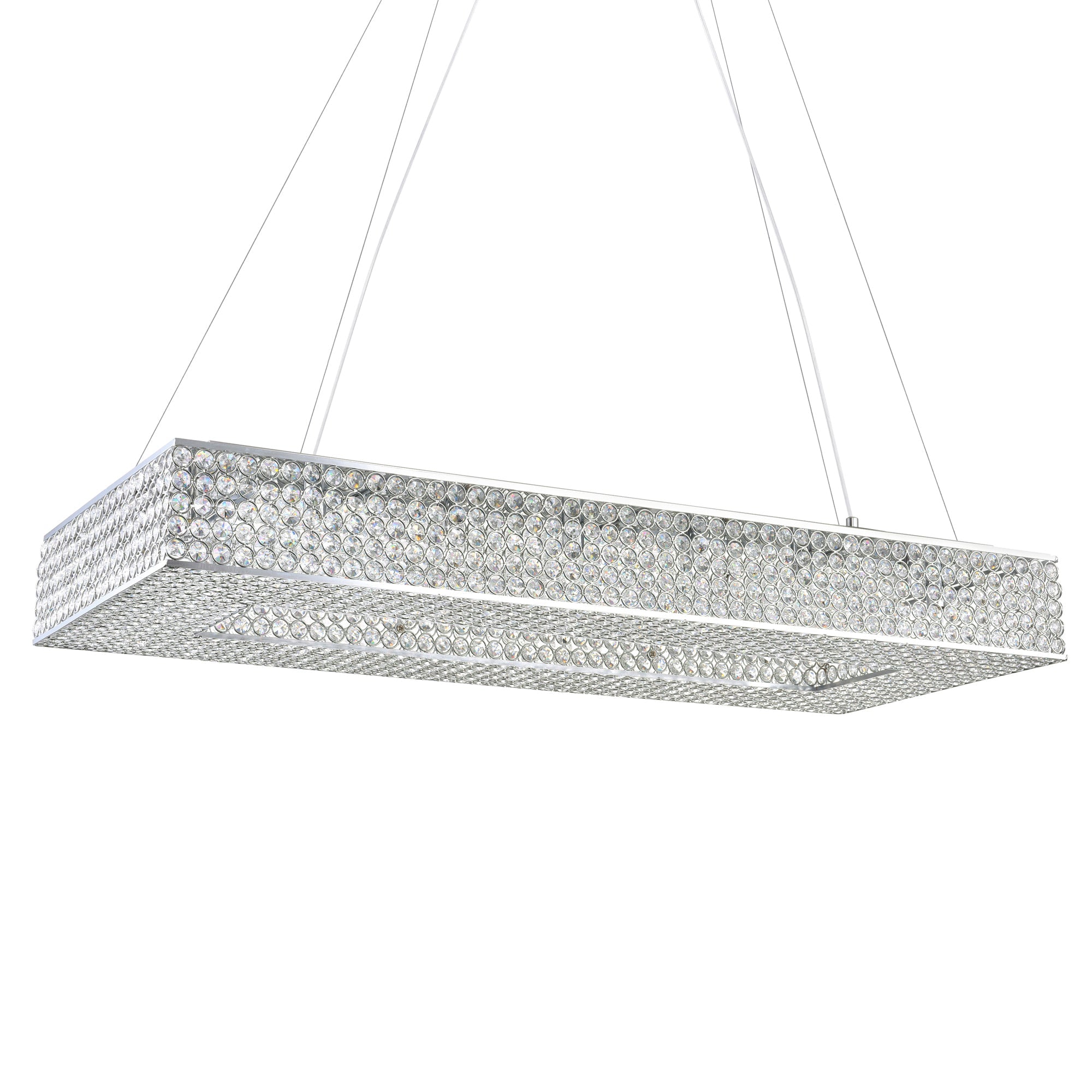 Dannie 16 Light Chandelier With Chrome Finish - CWI Lighting