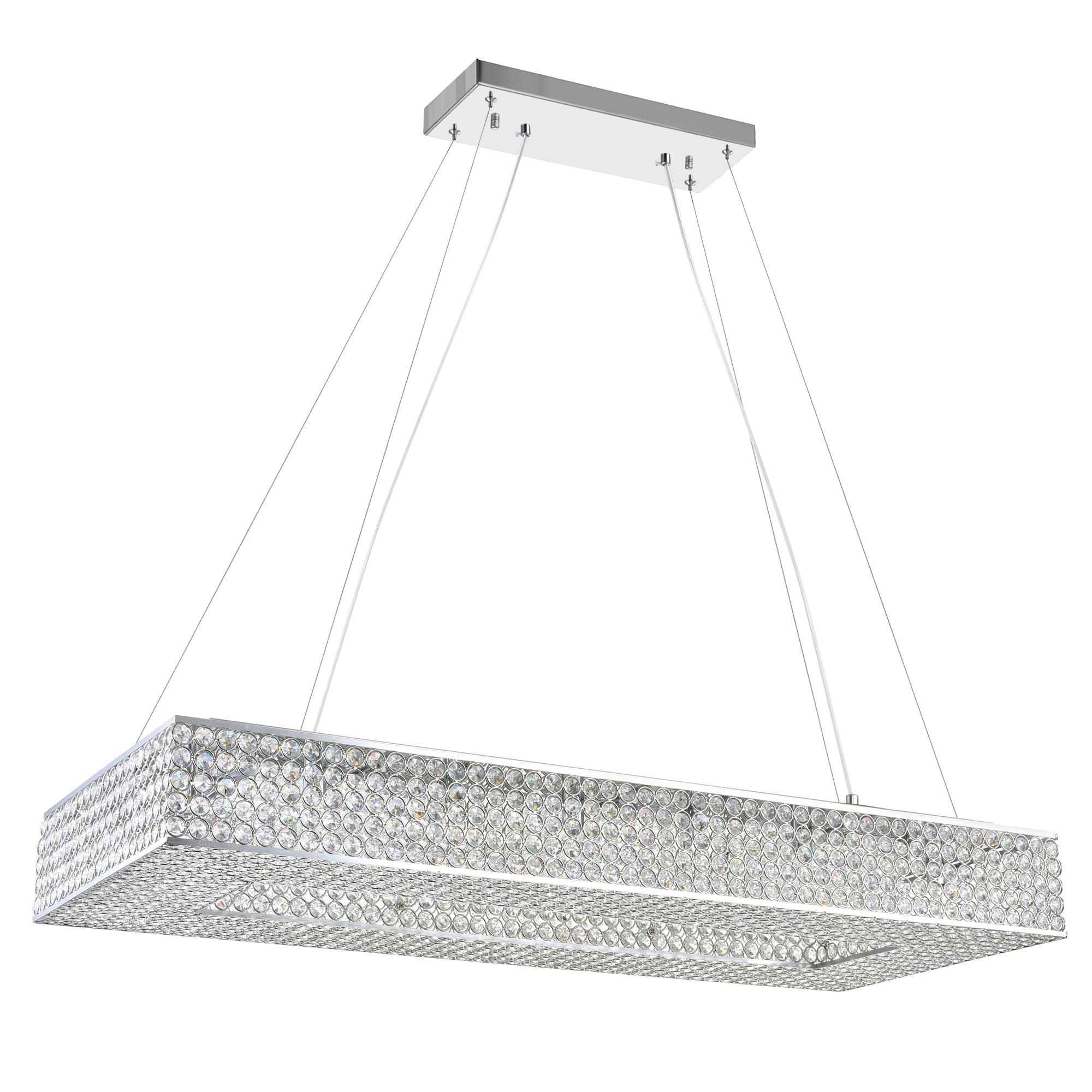 Dannie 16 Light Chandelier With Chrome Finish - CWI Lighting