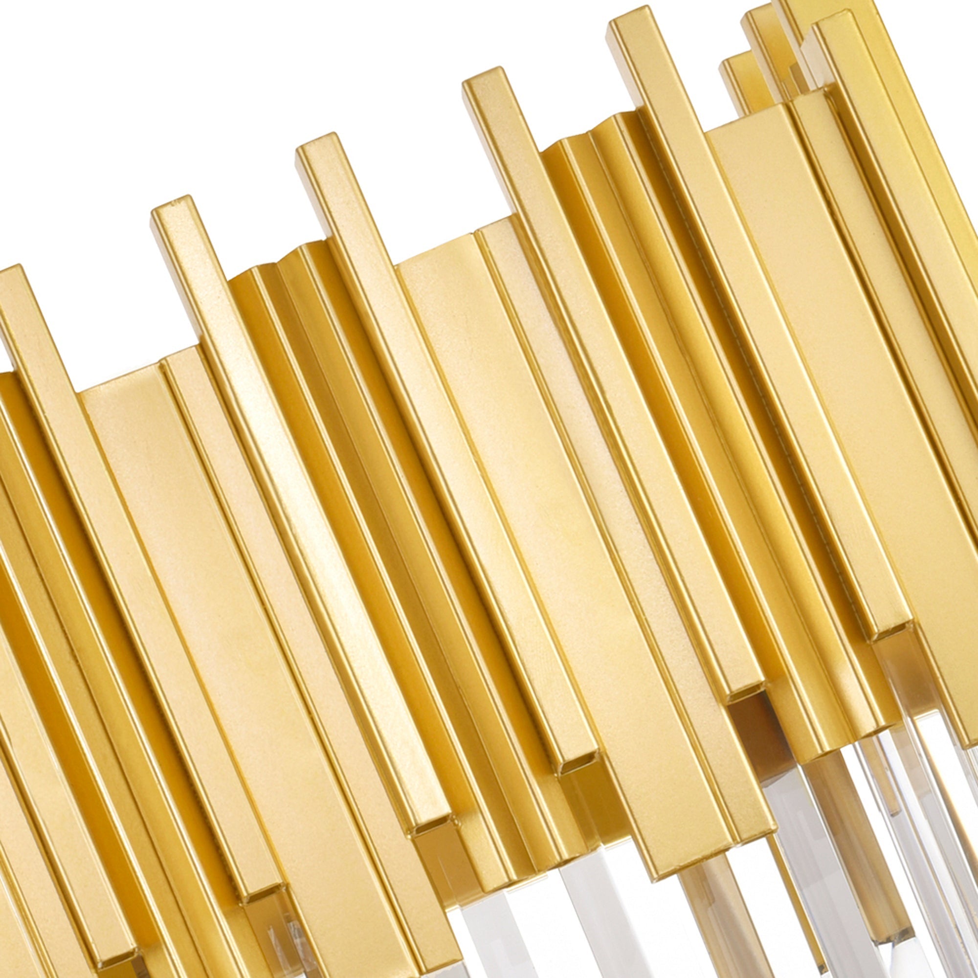 Deco 3 Light Medallion Gold Vanity Light - CWI Lighting